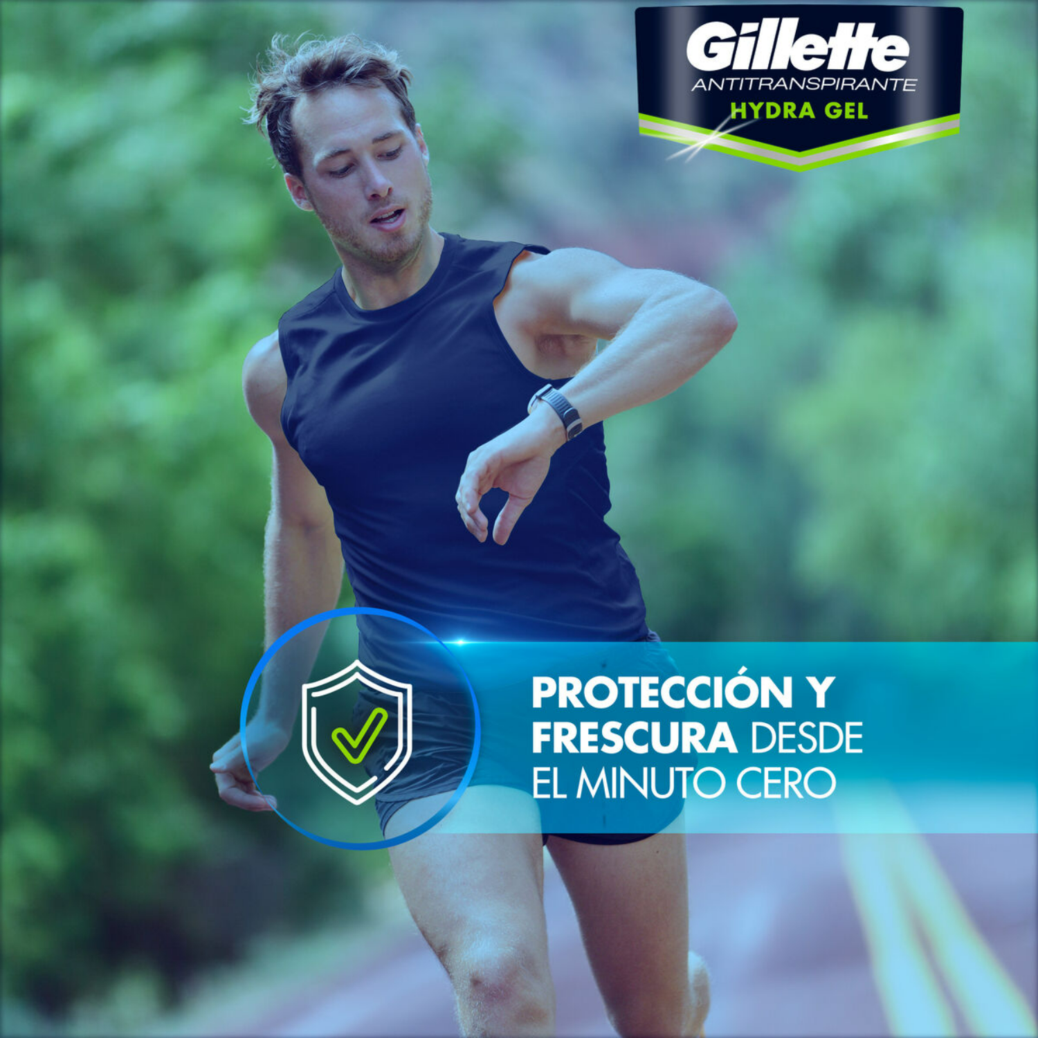 6 Antitranspirante Gillete en HydraGel Aloe de 82g-2