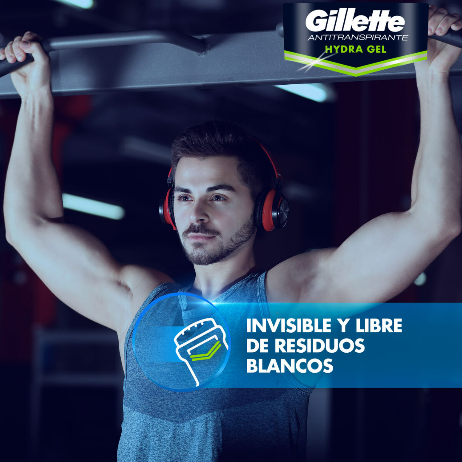 6 Antitranspirante Gillete en HydraGel Aloe de 82g-4