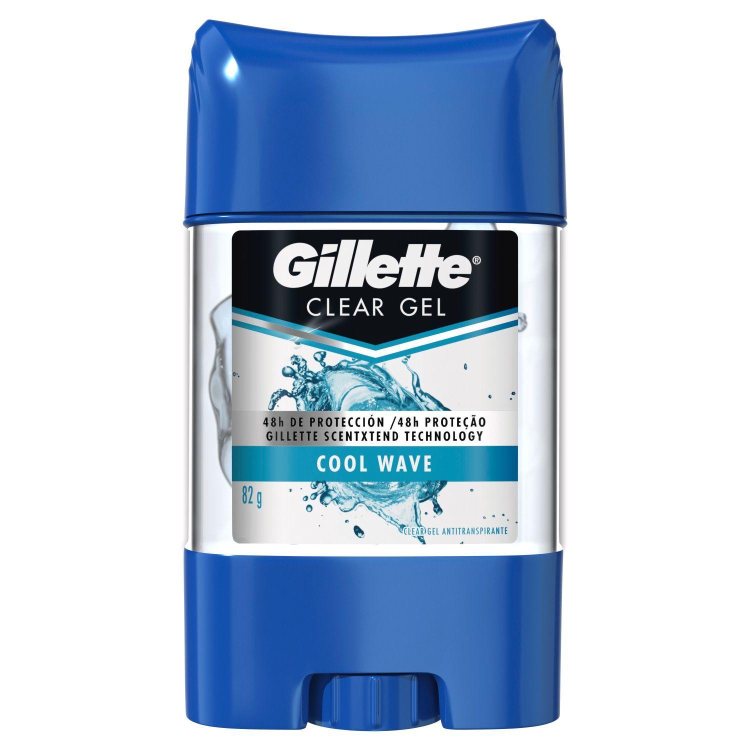6 Antitranspirante Gillette Clear Gel Cool Wave 82g-1