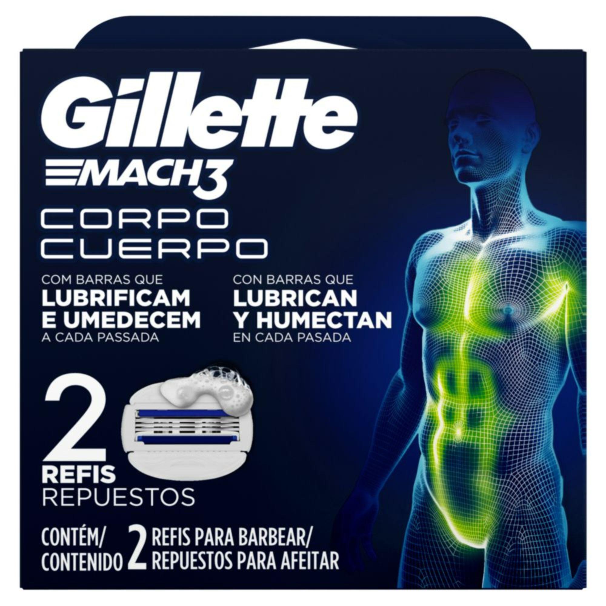 Cartuchos para afeitar Gillette Mach3 Cuerpo 2 unidades-1