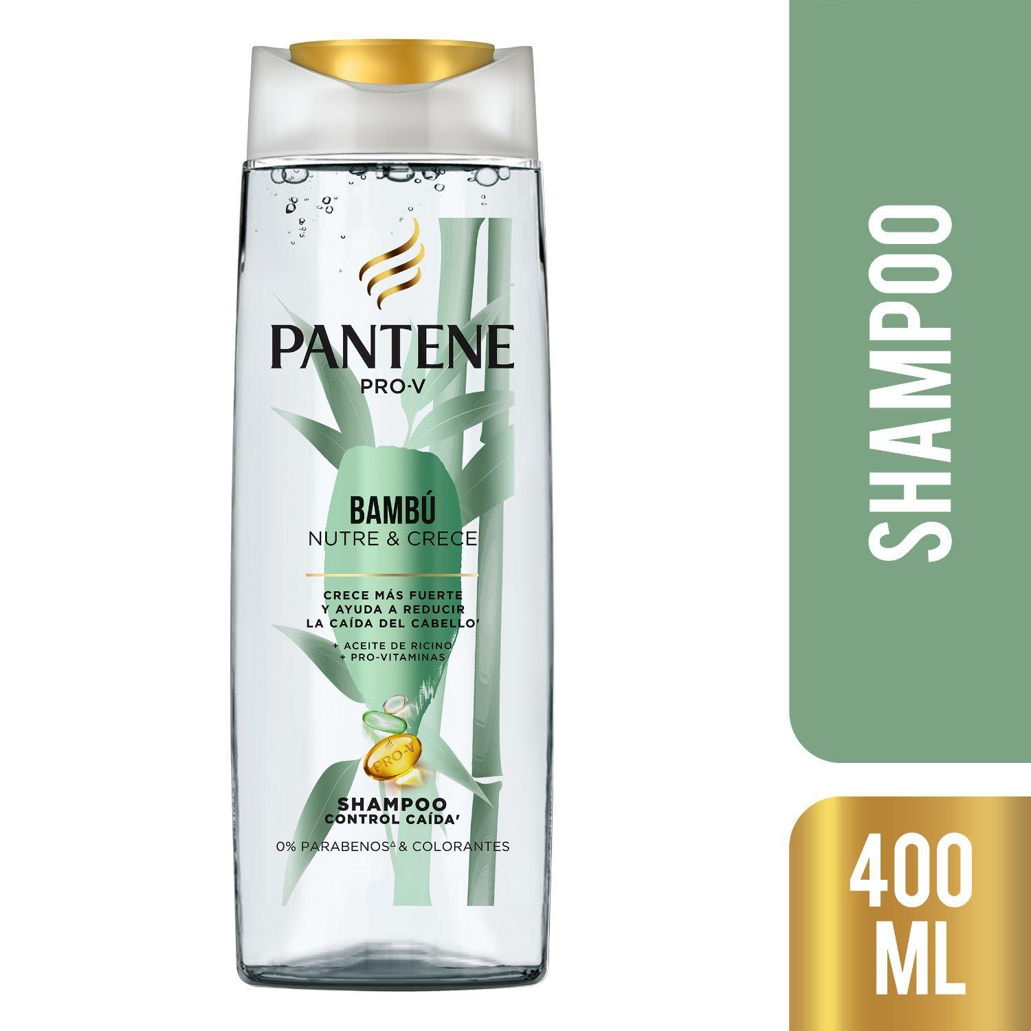 Pack 3 Shampoo Pantene Pro-V Bambú Nutre & Crece 400ml-1