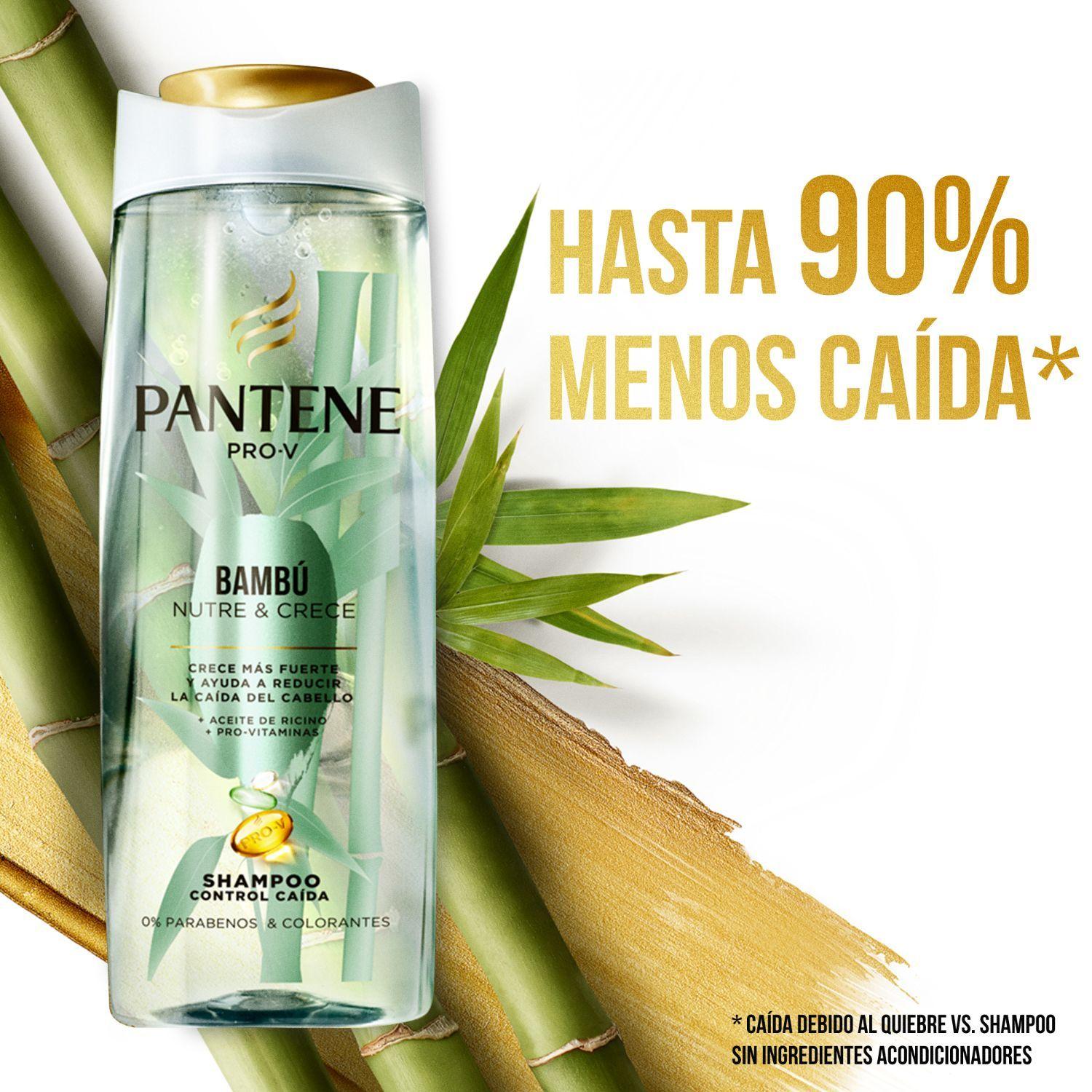 Pack 3 Shampoo Pantene Pro-V Bambú Nutre & Crece 400ml-6