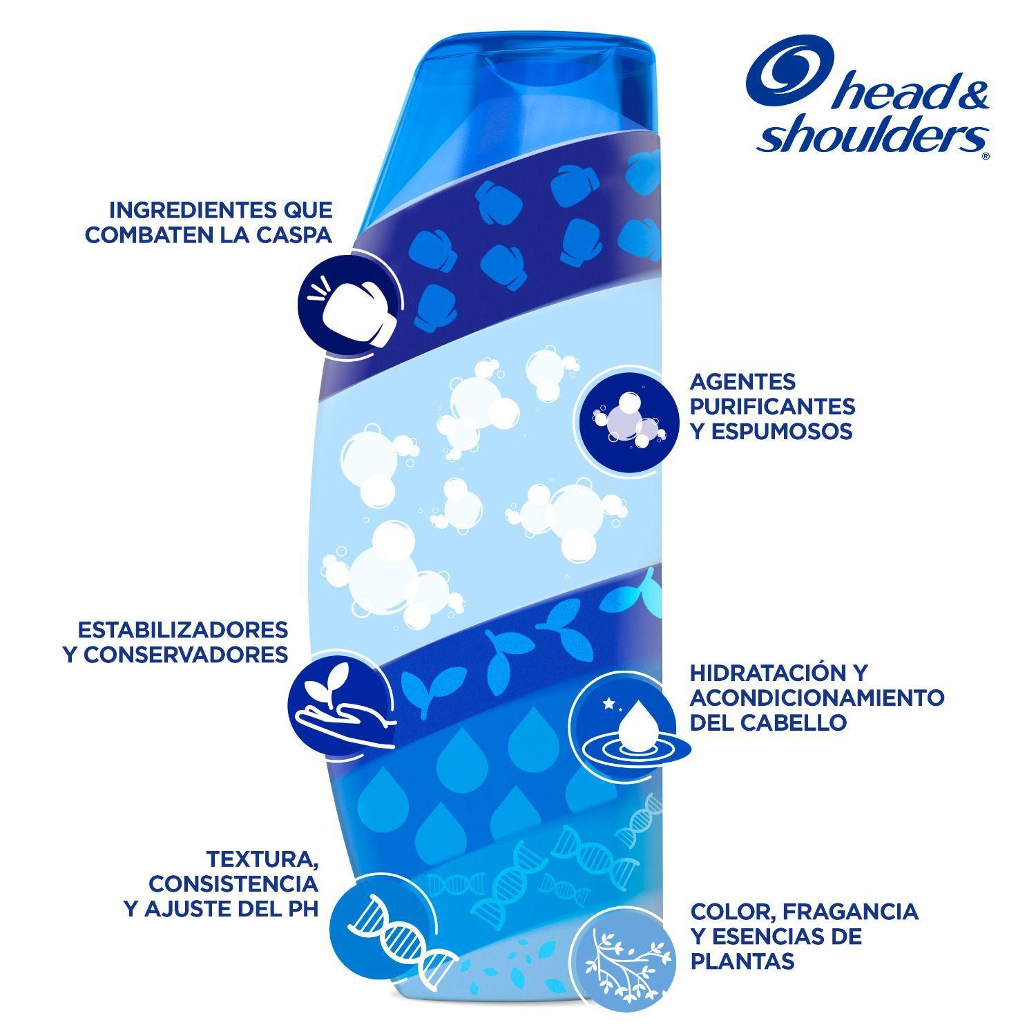 Pack 3 Shampoo Head & Shoulders Limpieza Renovadora 375ml-1