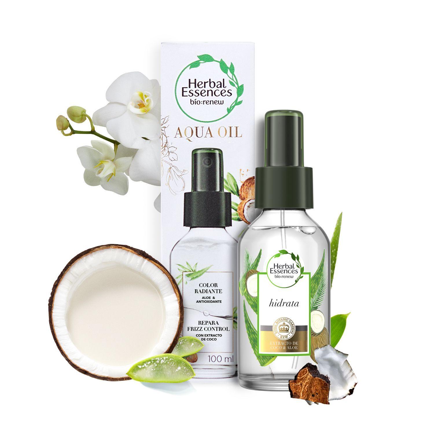 Pack 3 Aceites Herbal Essences Bio Renew Coconut & Aloe-1