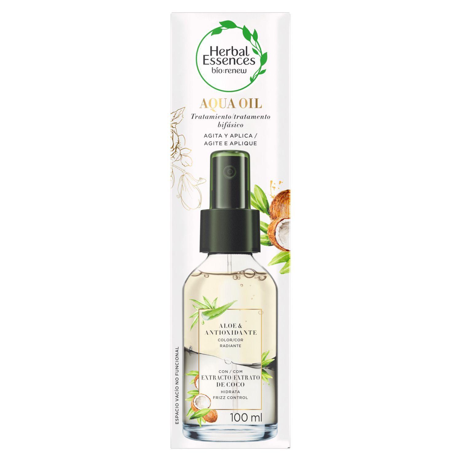 Pack 3 Aceites Herbal Essences Bio Renew Coconut & Aloe-7