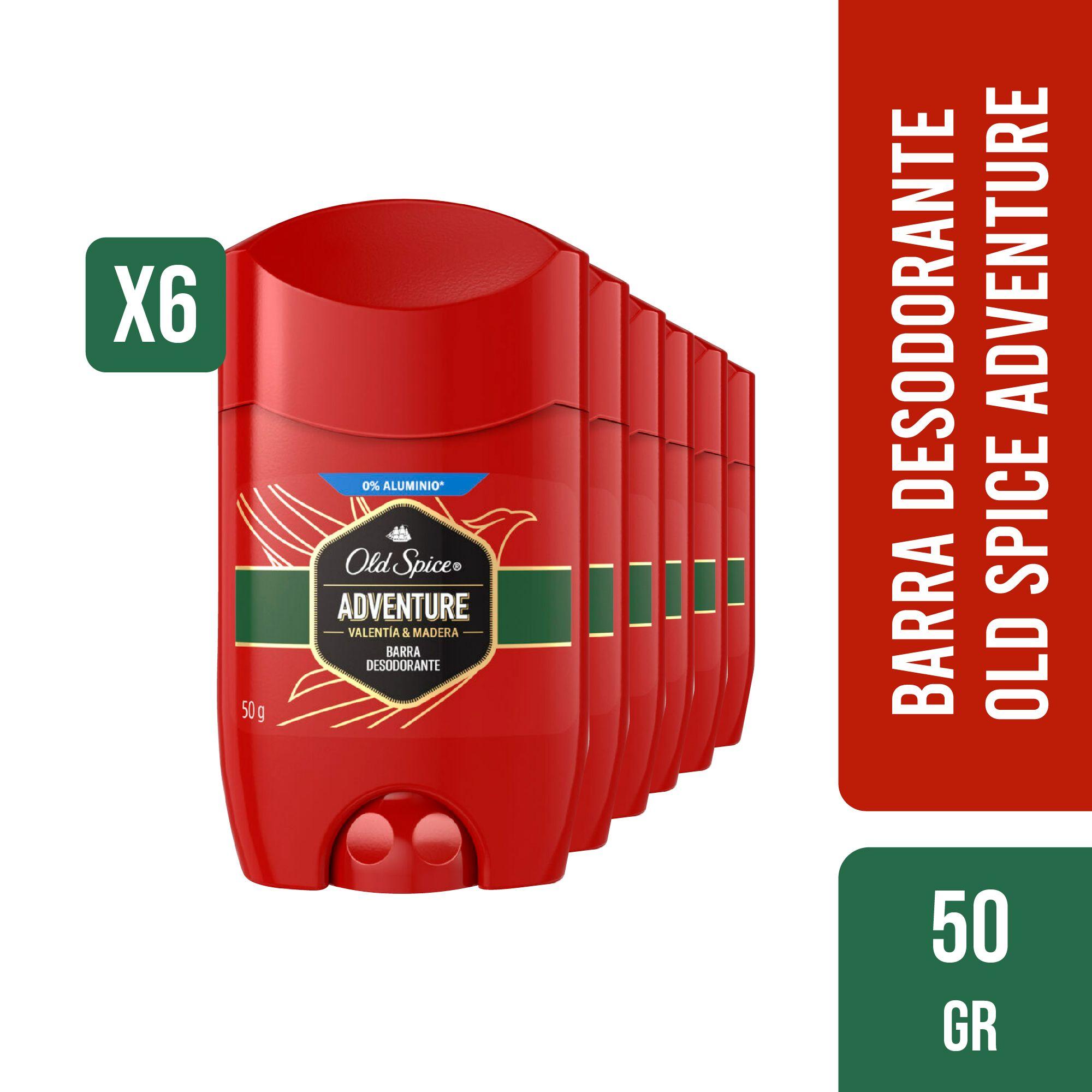 Pack 6 Barra Desodorante Old Spice Adventure 50g-0