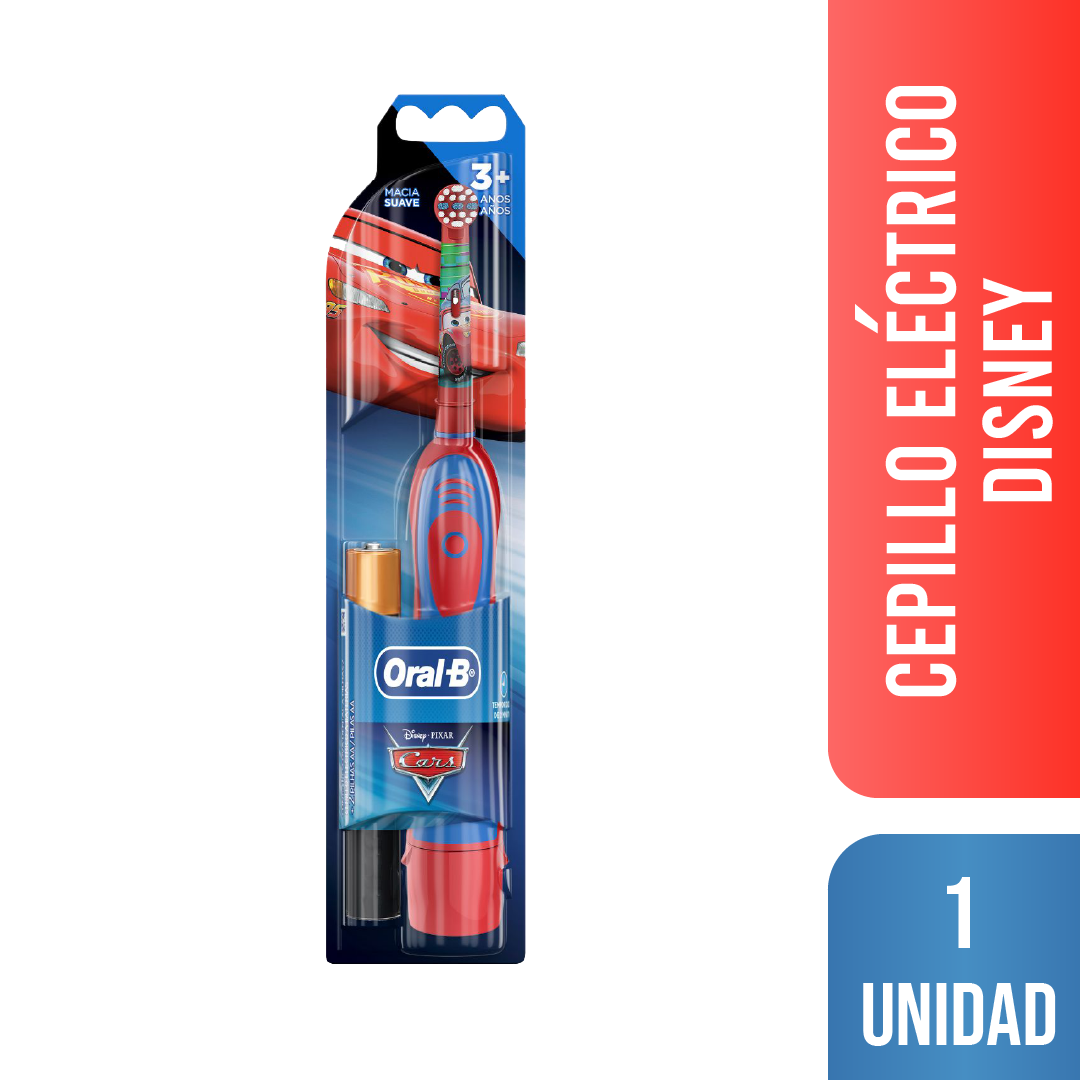 Cepillo De Dientes Eléctrico Oral-B Disney Cars + 2Pilas -0