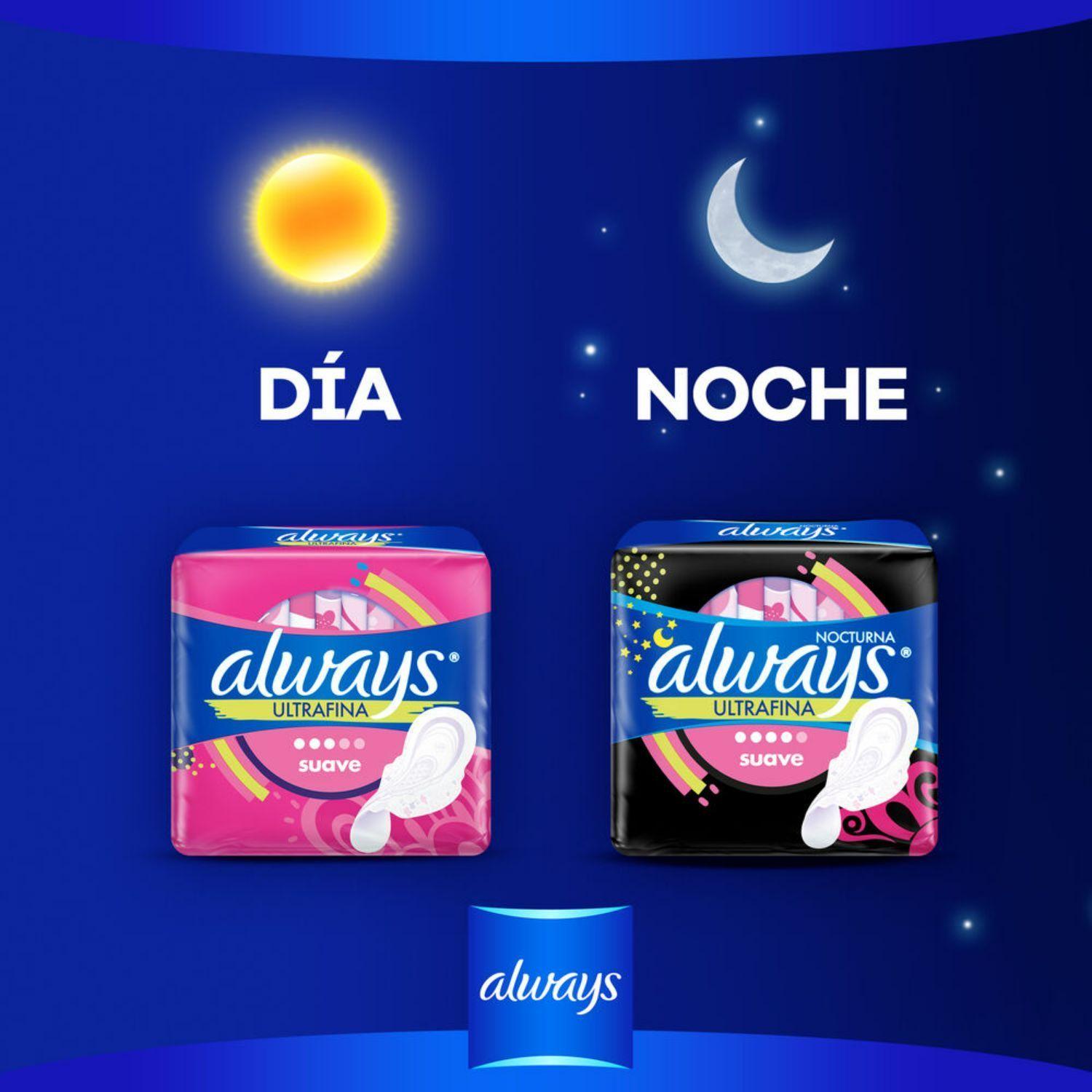 Pack 2 Toallas Higiénicas Always Nocturnas 16un-4