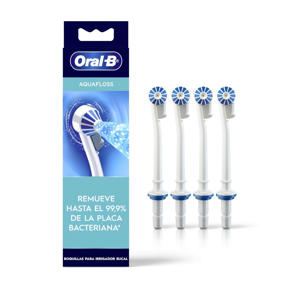 Boquilla Repuesto Aquafloss Irrigador Bucal Oral-B 4un​-0
