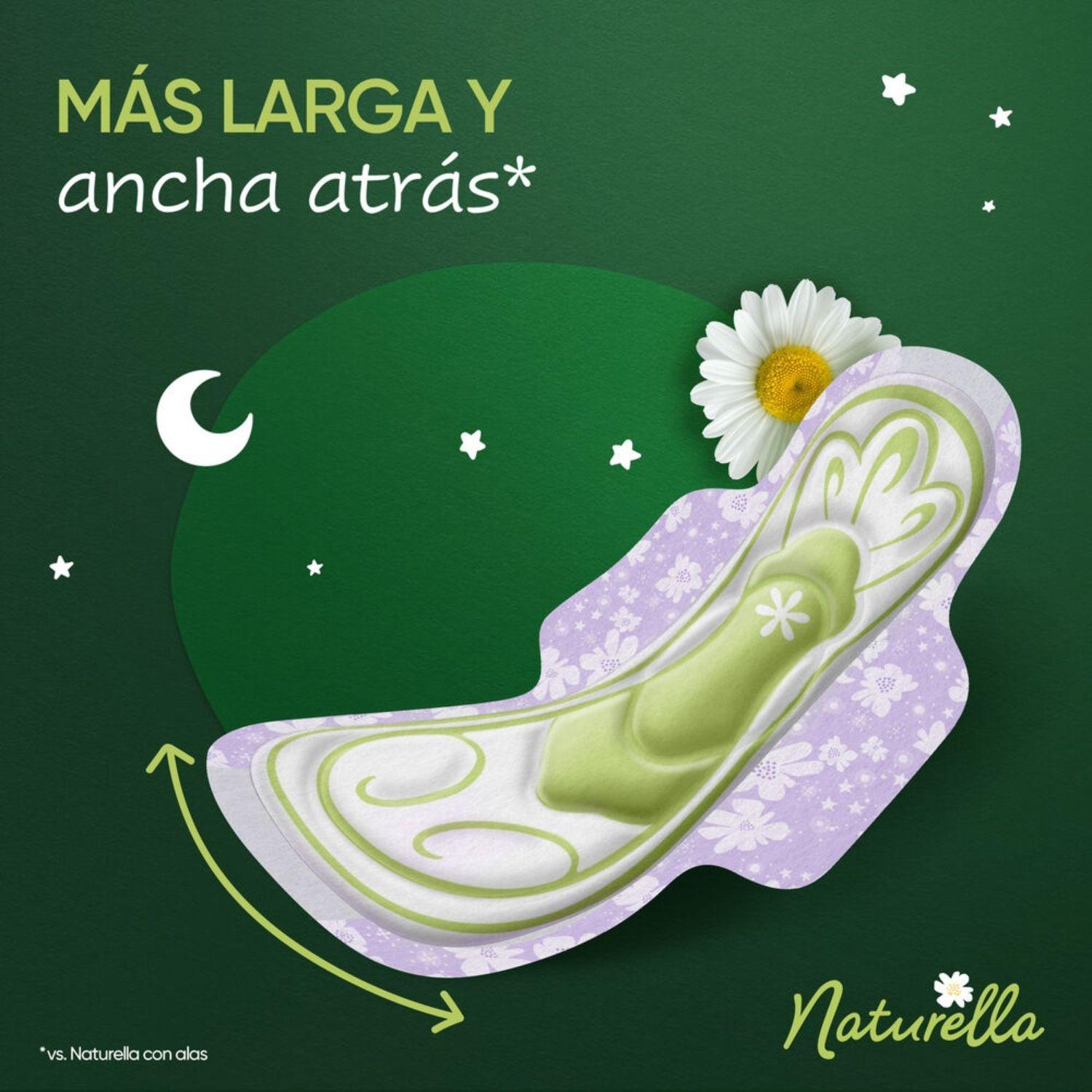 Pack 2 Naturella Cuidado Nocturno Toallas Higiénicas 24un-3