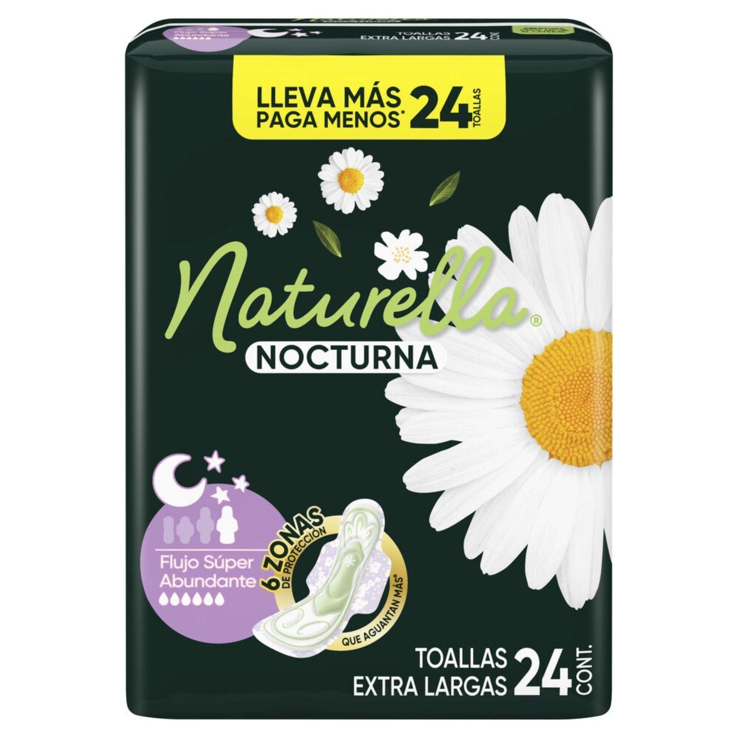 Pack 2 Naturella Cuidado Nocturno Toallas Higiénicas 24un-5
