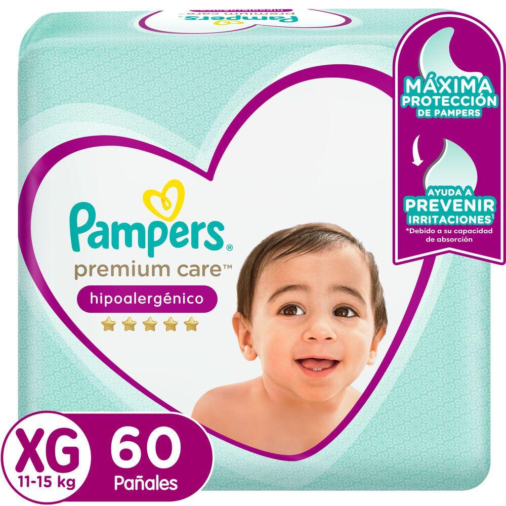 Pañales Pampers Premium Care Talla XG 60 Unidades-0