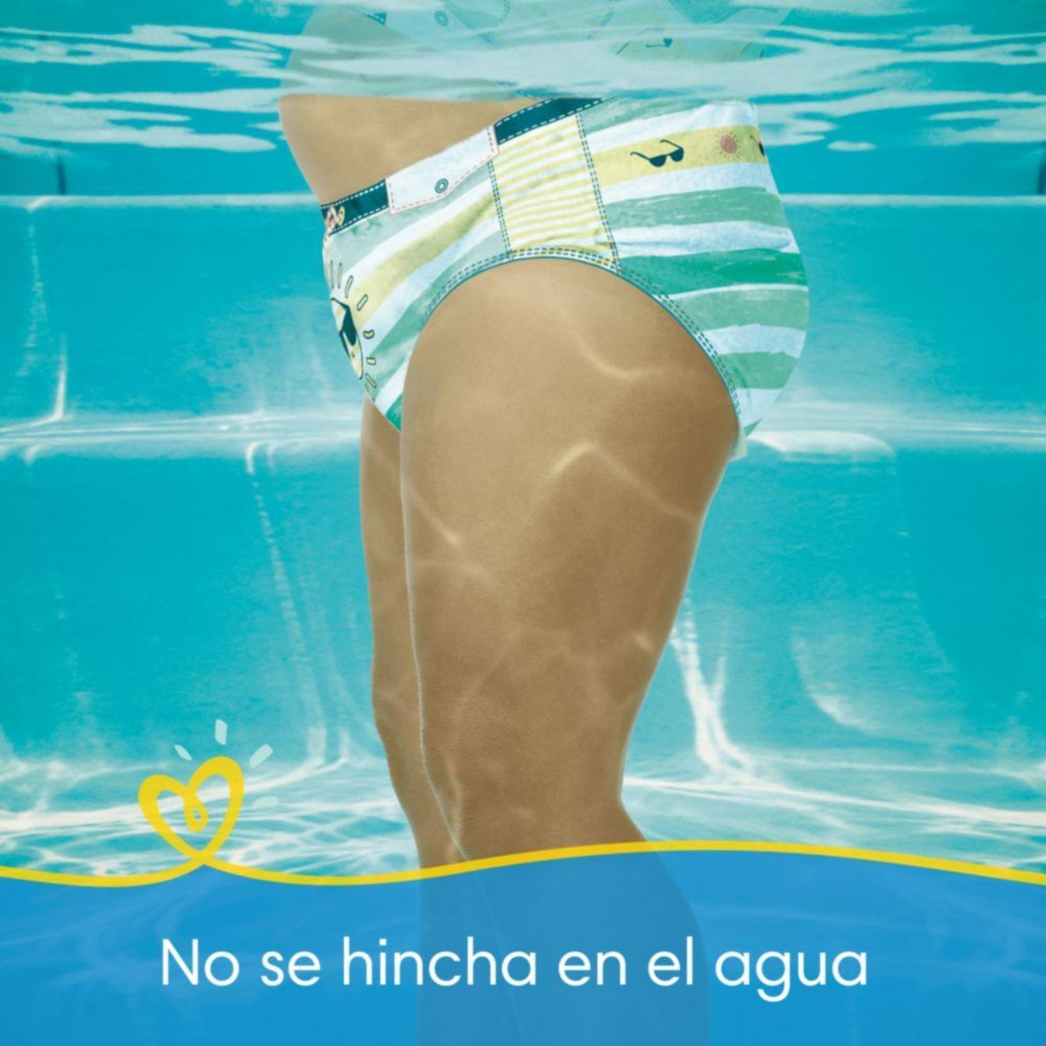 Pañales para Piscina Pampers Splashers Talla G-XG 10 Un-2