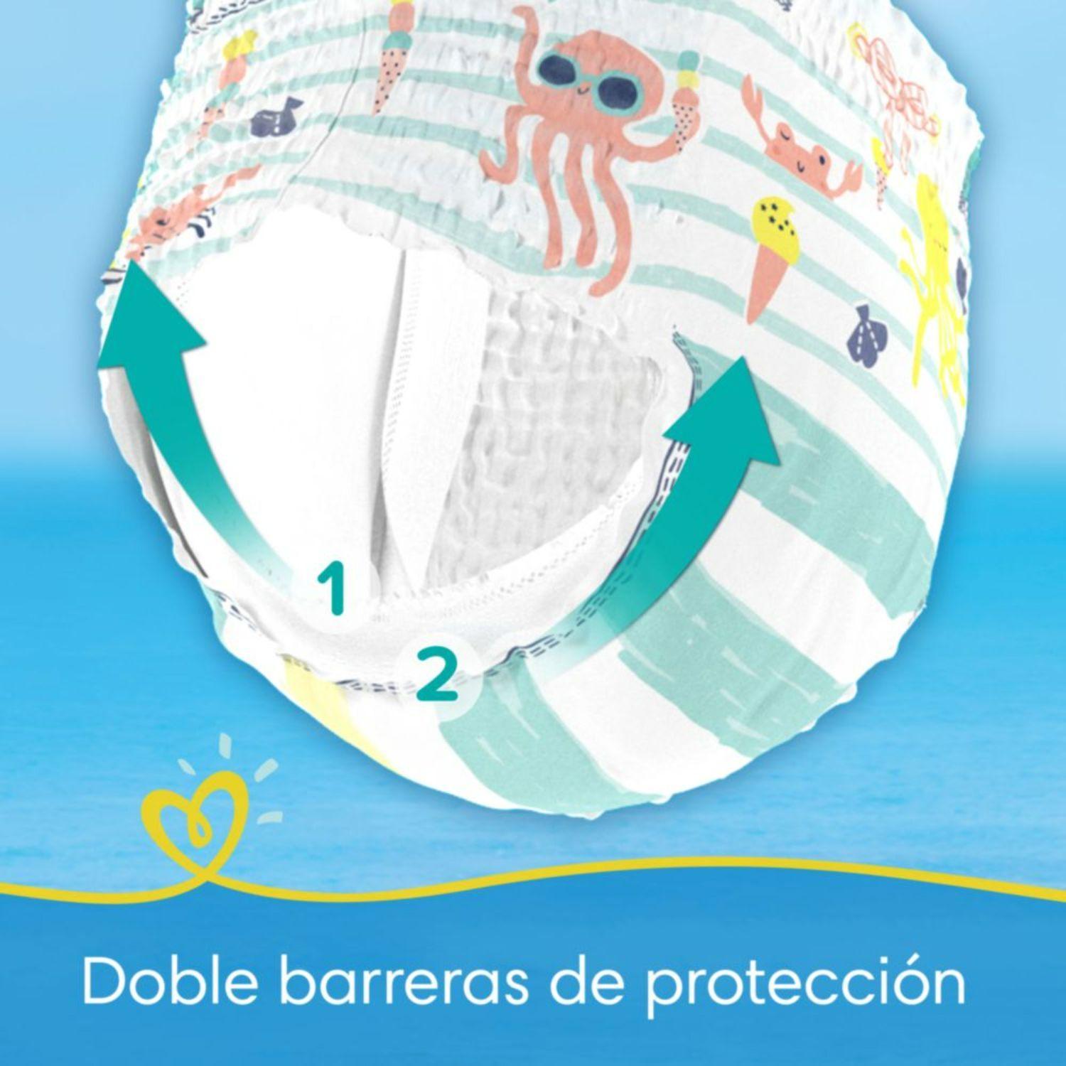 Pañales para Piscina Pampers Splashers Talla G-XG 10 Un-4