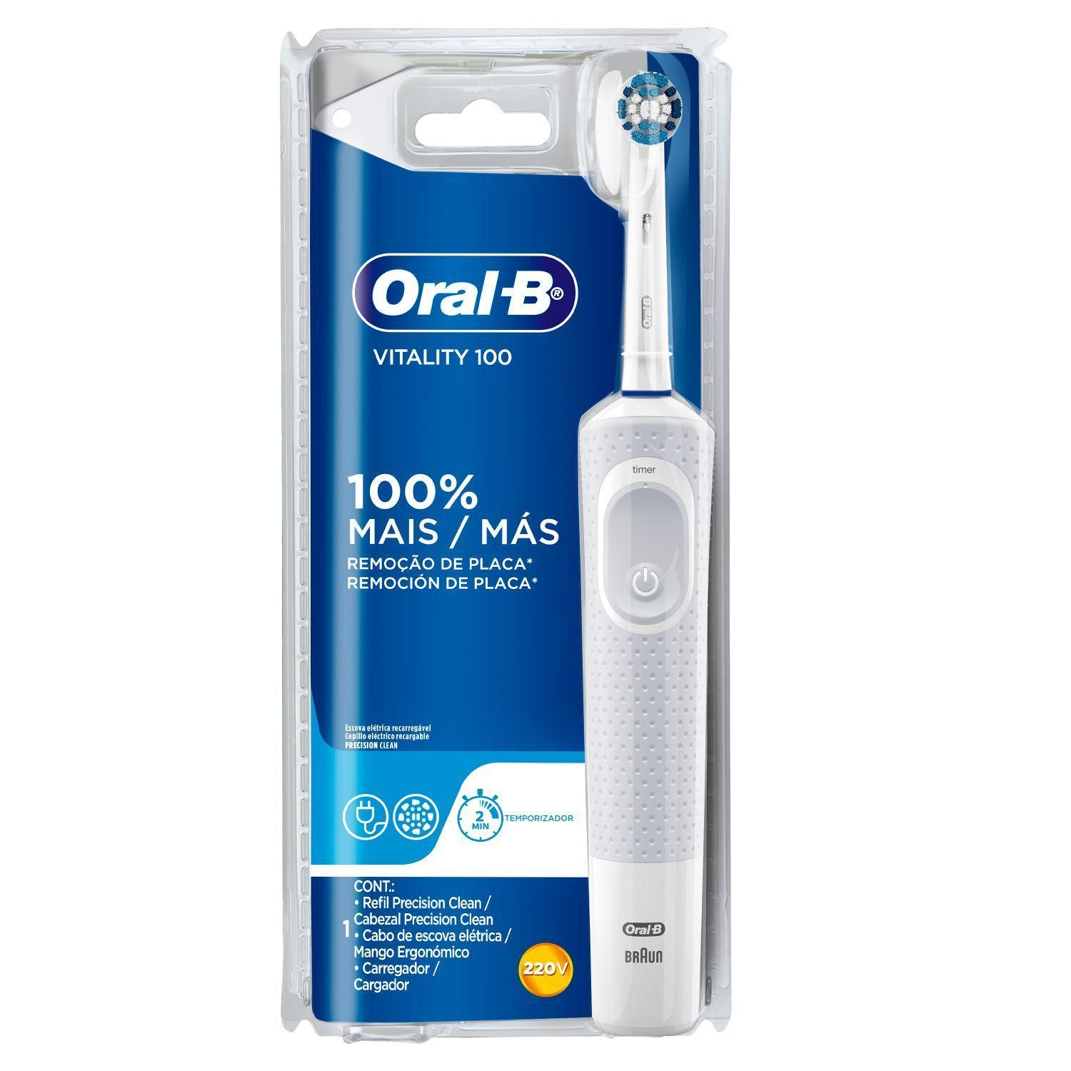 Cepillo De Dientes Eléctrico Oral-B Vitality 100 Recargable-16