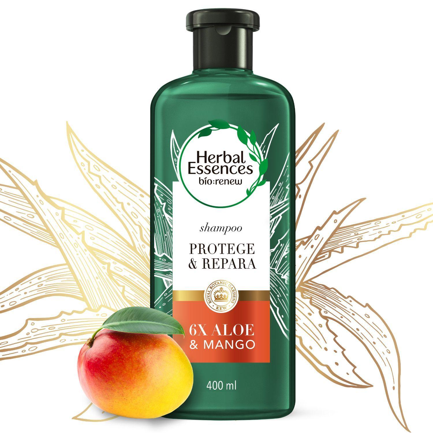 Pack 3 Shampoo Herbal Essences 6X Aloe & Mango 400ml-1