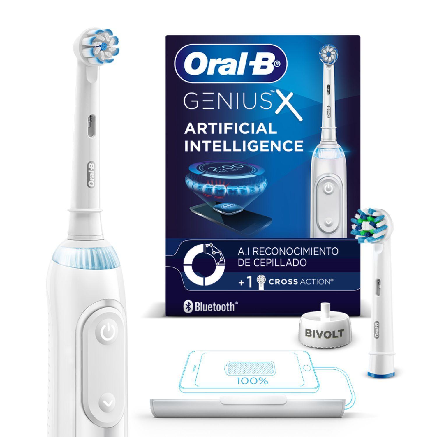 Cepillo De Dientes Eléctrico Genius X + 2 Cabezales -1
