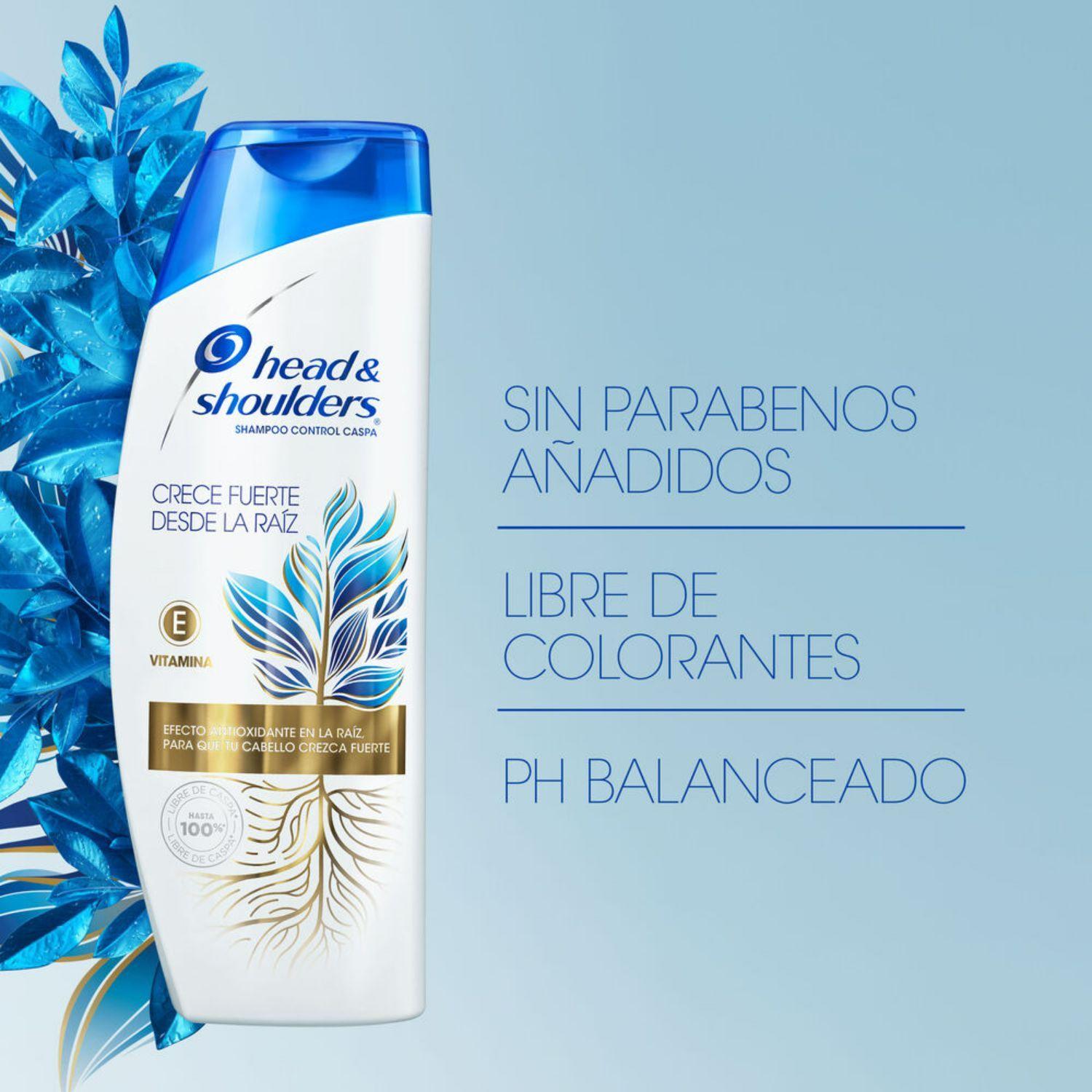 Pack 3 Shampoo Head & Shoulders Crece Fuerte 1L-2