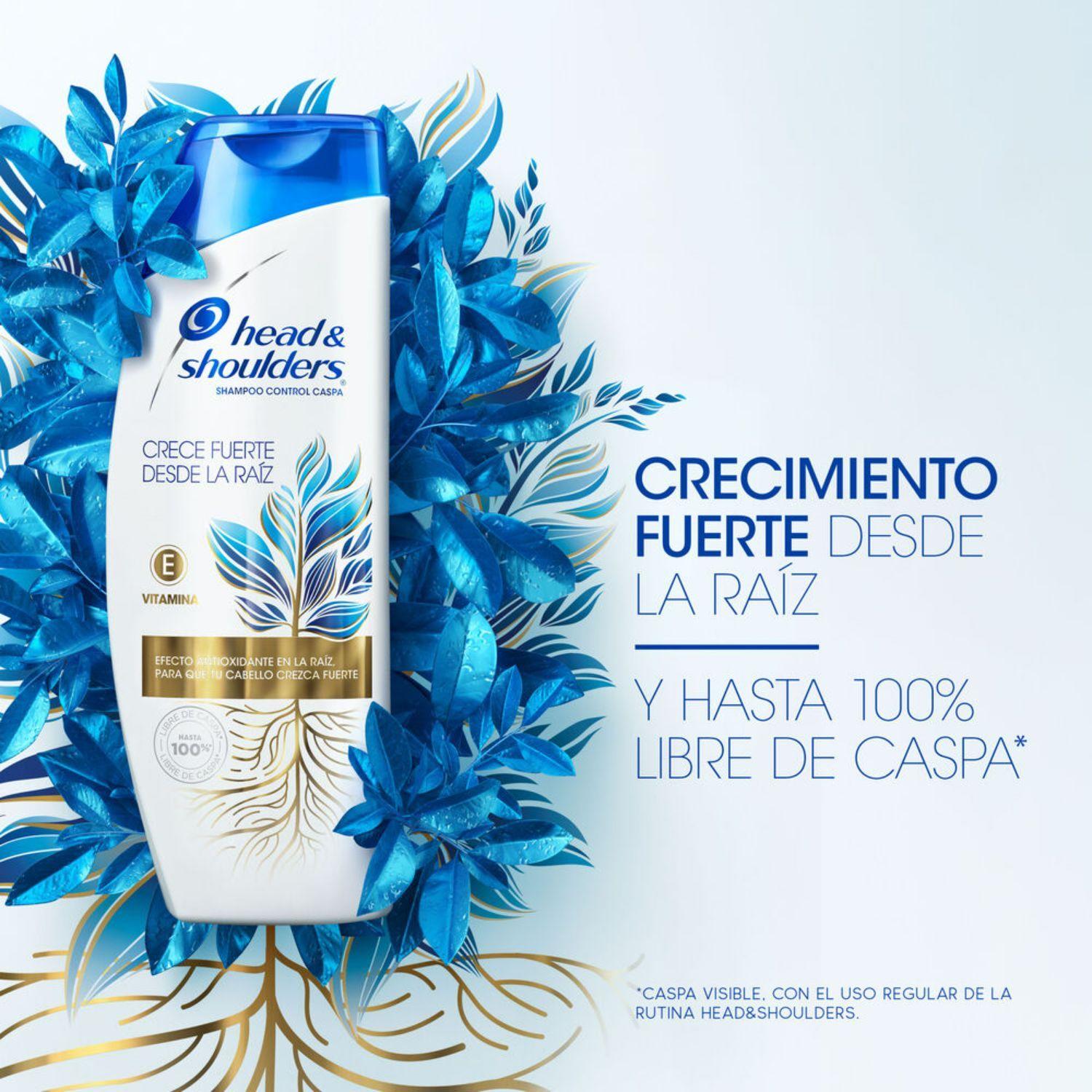 Pack 3 Shampoo Head & Shoulders Crece Fuerte 1L-4