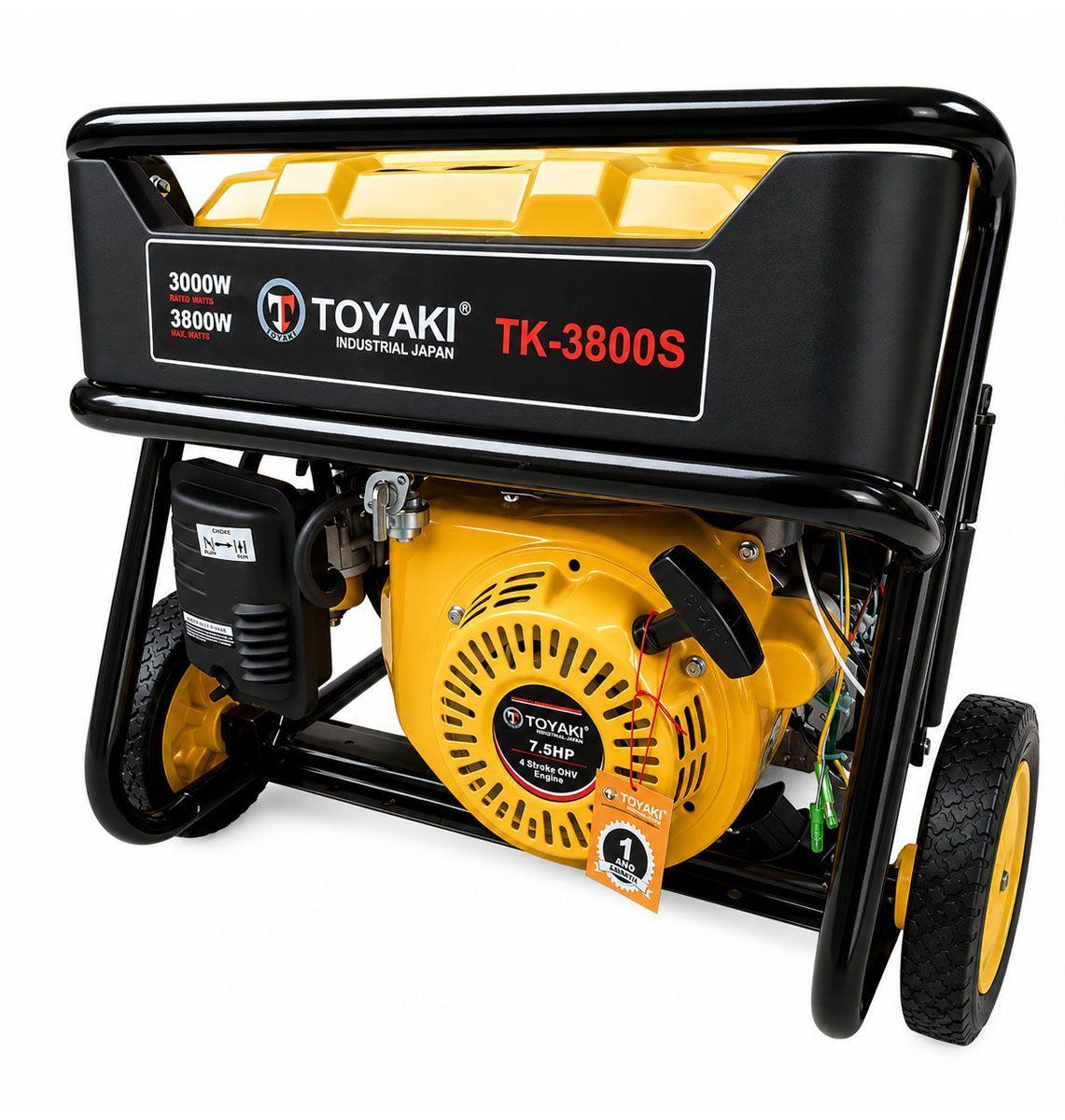 Generador Bencinero 3800W con partida el ctrica TOYAKI-2