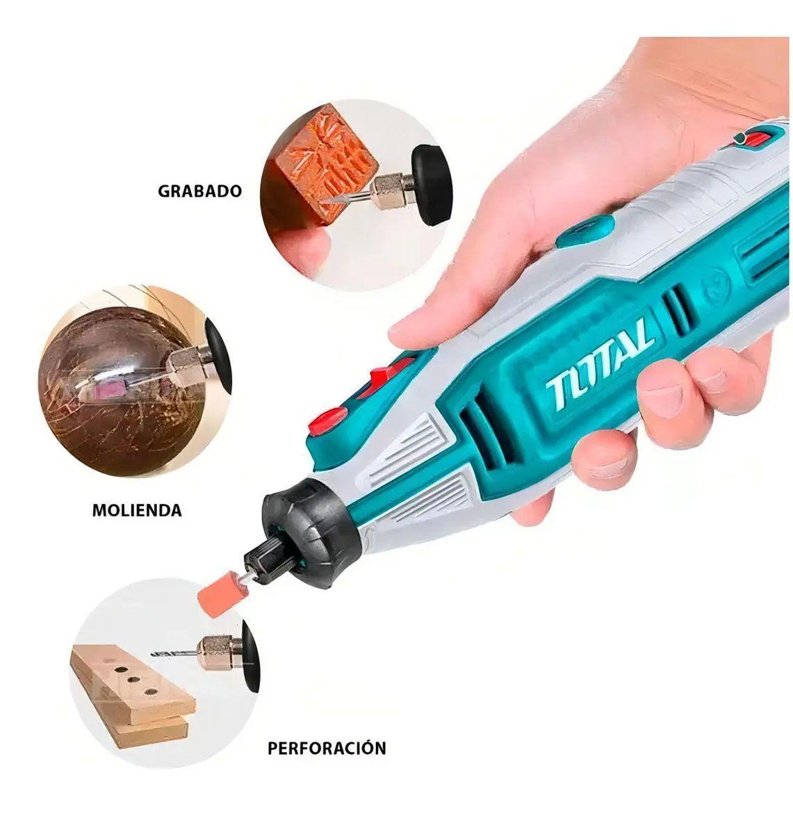 Moni torno multifuncional 130W 252PCS profesional TOTAL-2