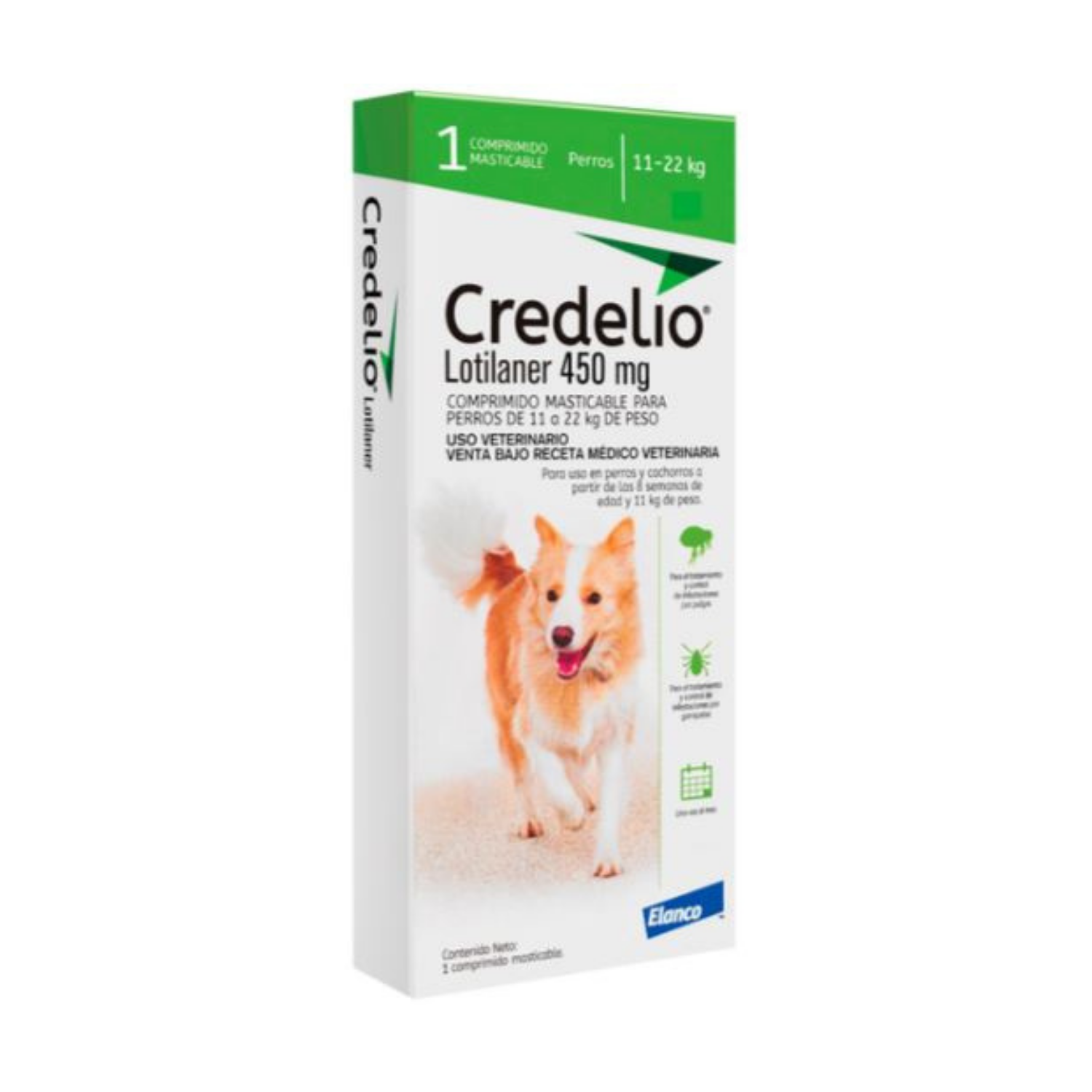 Credelio Perro 11 a 22kg 1 tableta-0