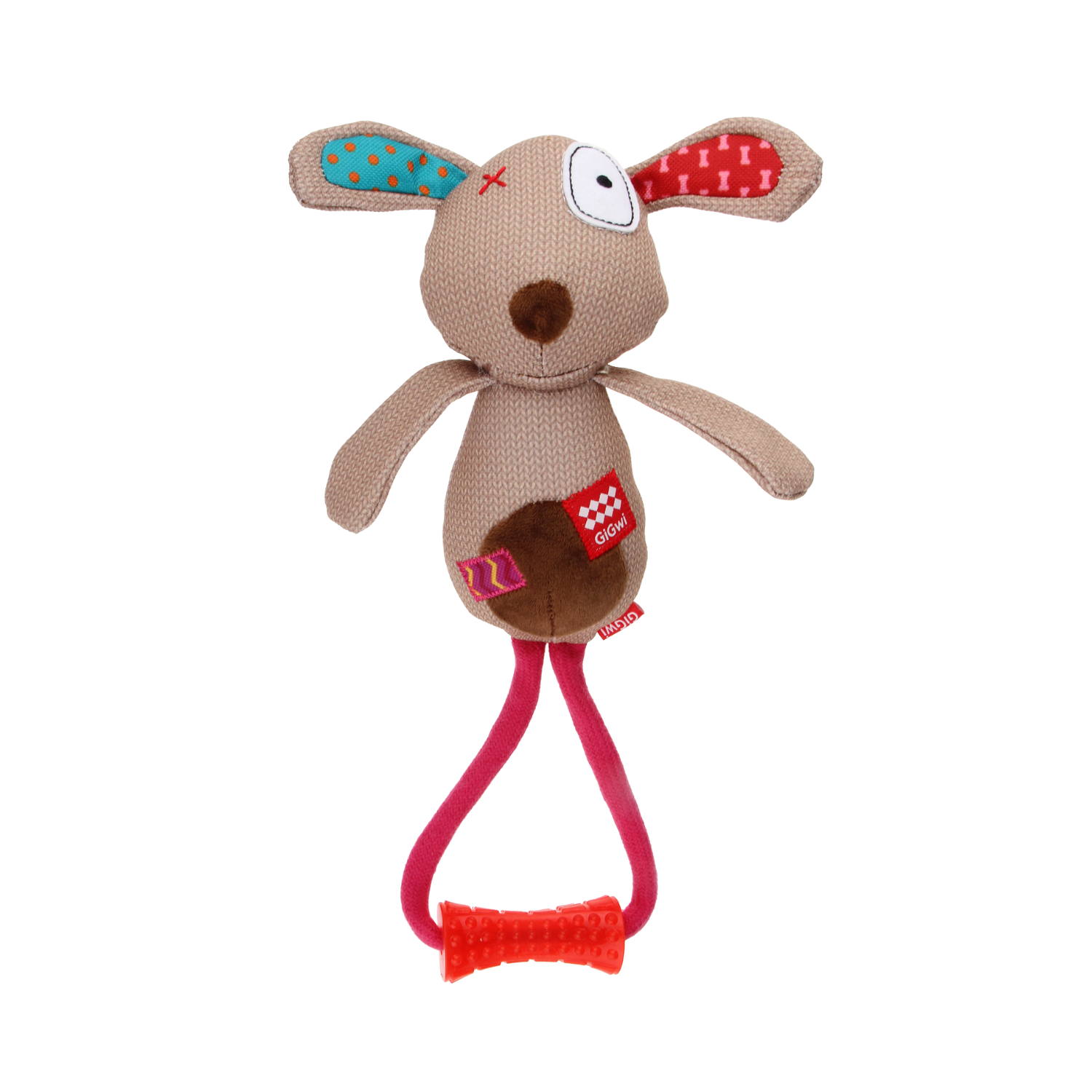 Gigwi Perro Plush Friendz Con Johnny Stick-0