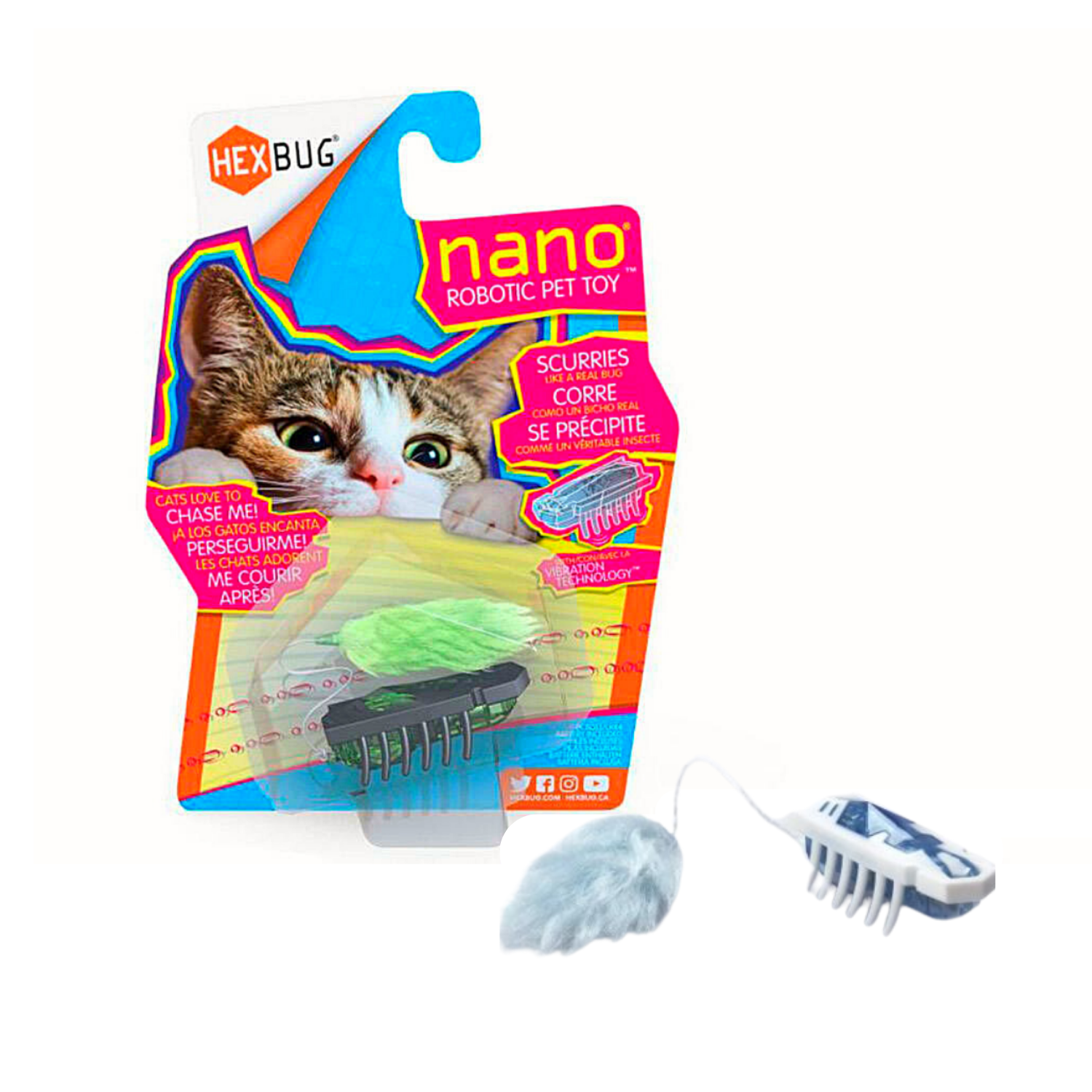 Juguete Hexbug Robotic Nano Azul-0