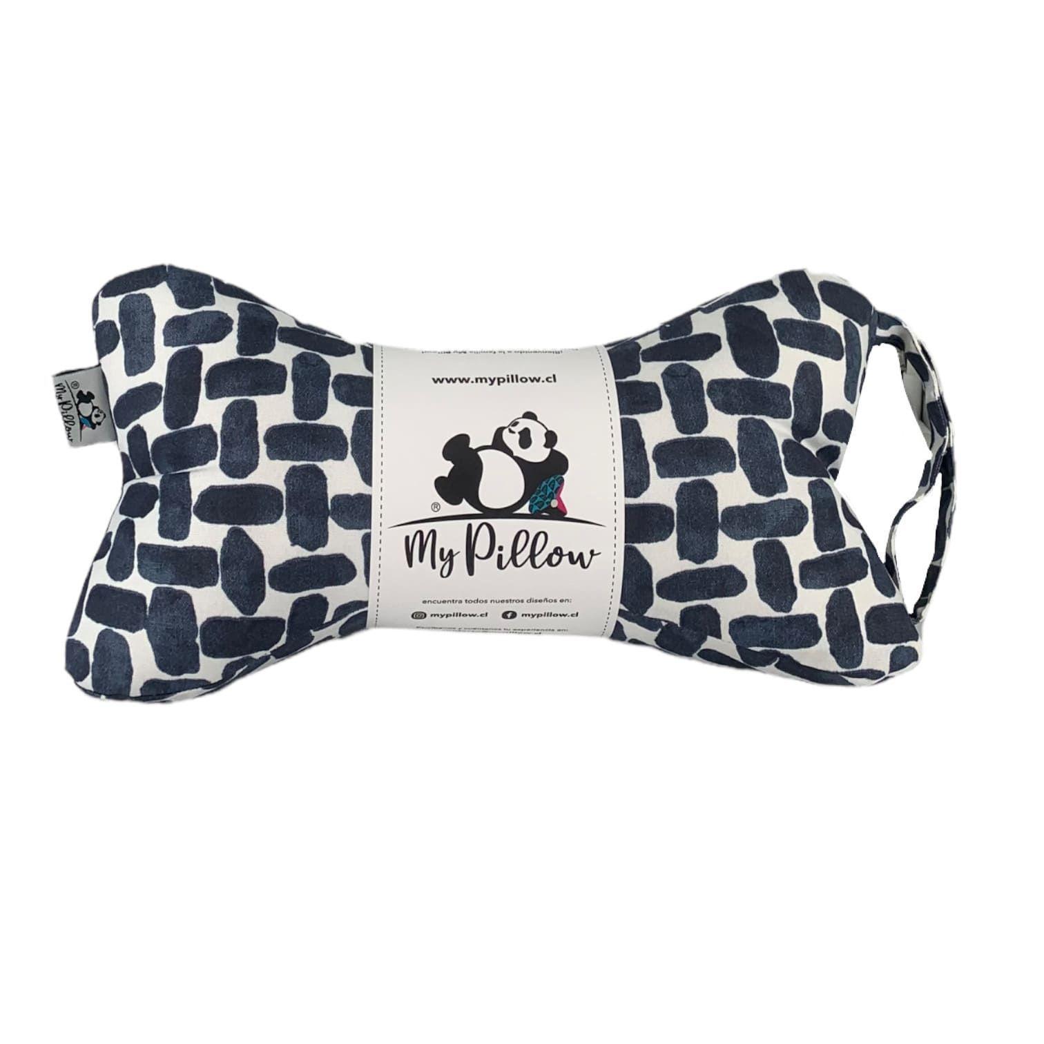 Cojin/ Almohada / My Pillow Azul Pinceladas UV -1