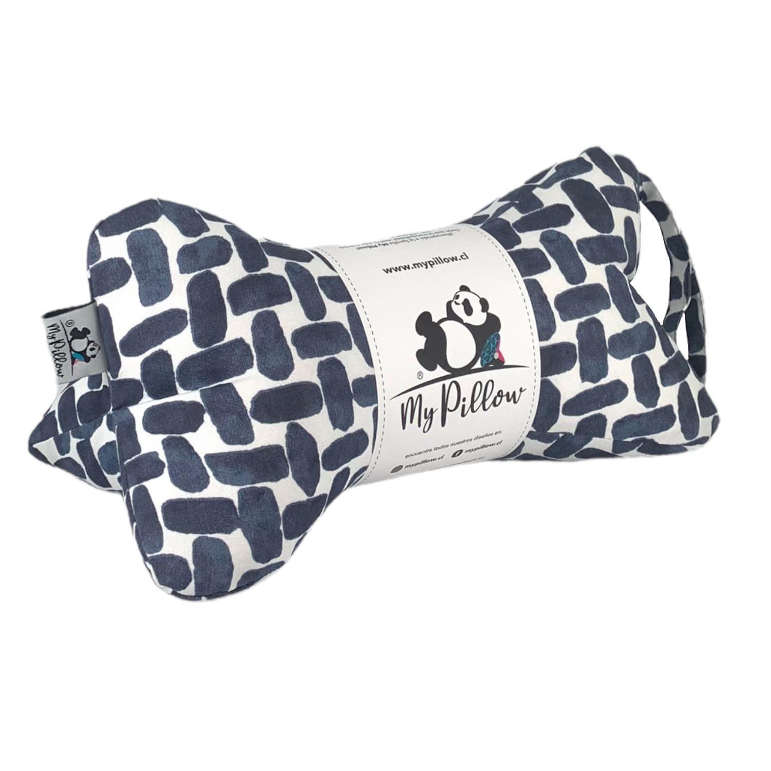 Cojin/ Almohada / My Pillow Azul Pinceladas UV -0