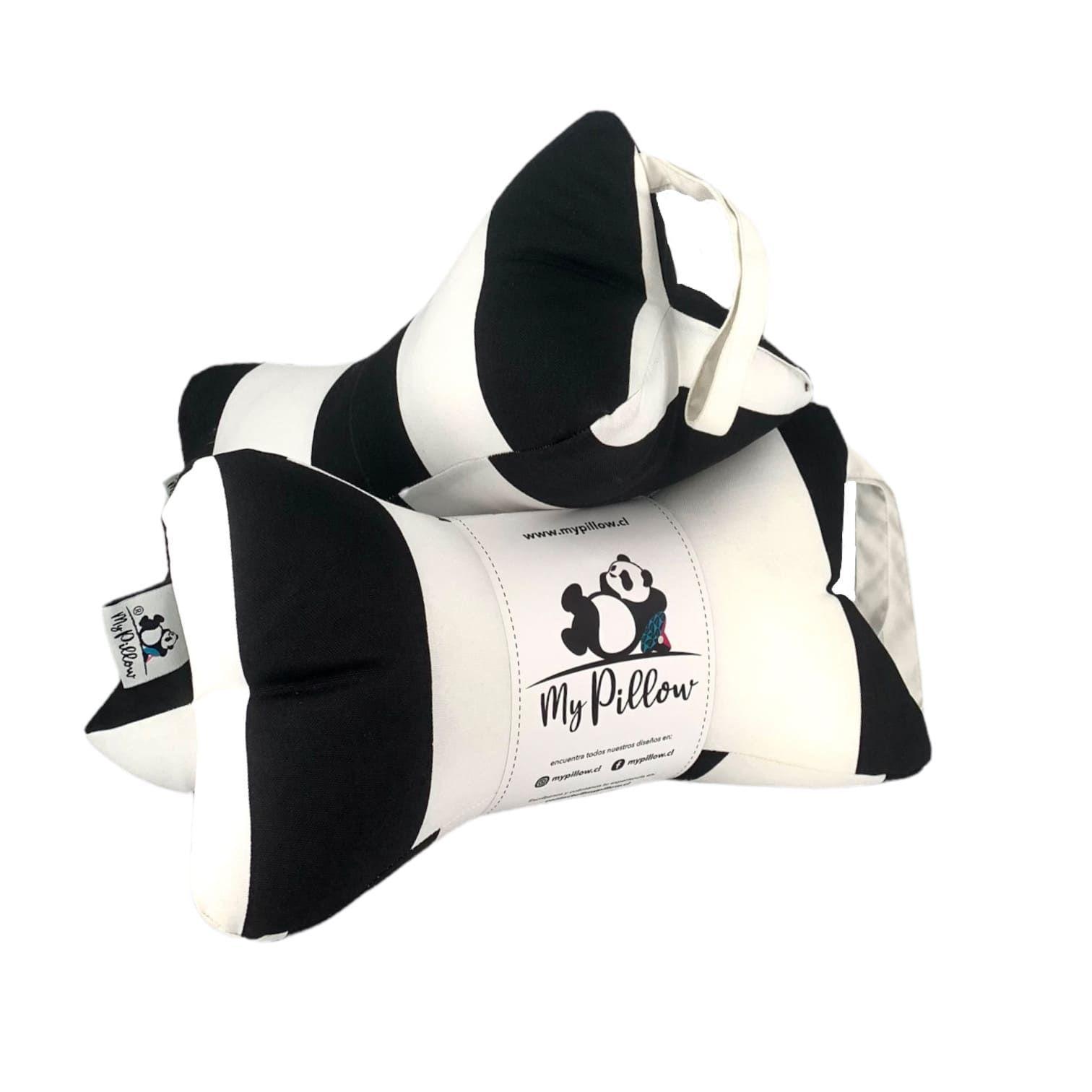 Cojin/ Almohada / My Pillow Rayas Blanco y Negro UV-3