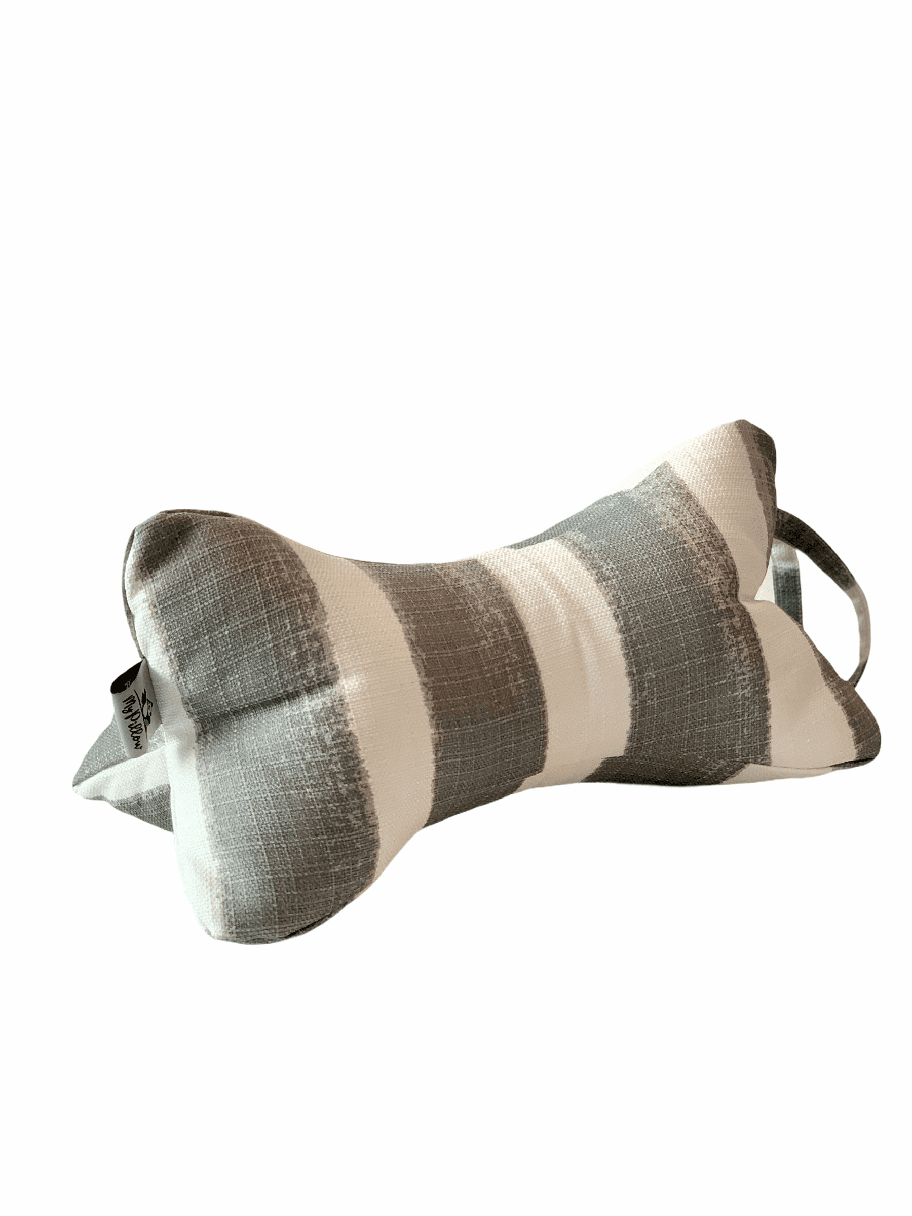 Cojín / Almohada My Pillow Franjas Gris con Blanco-1