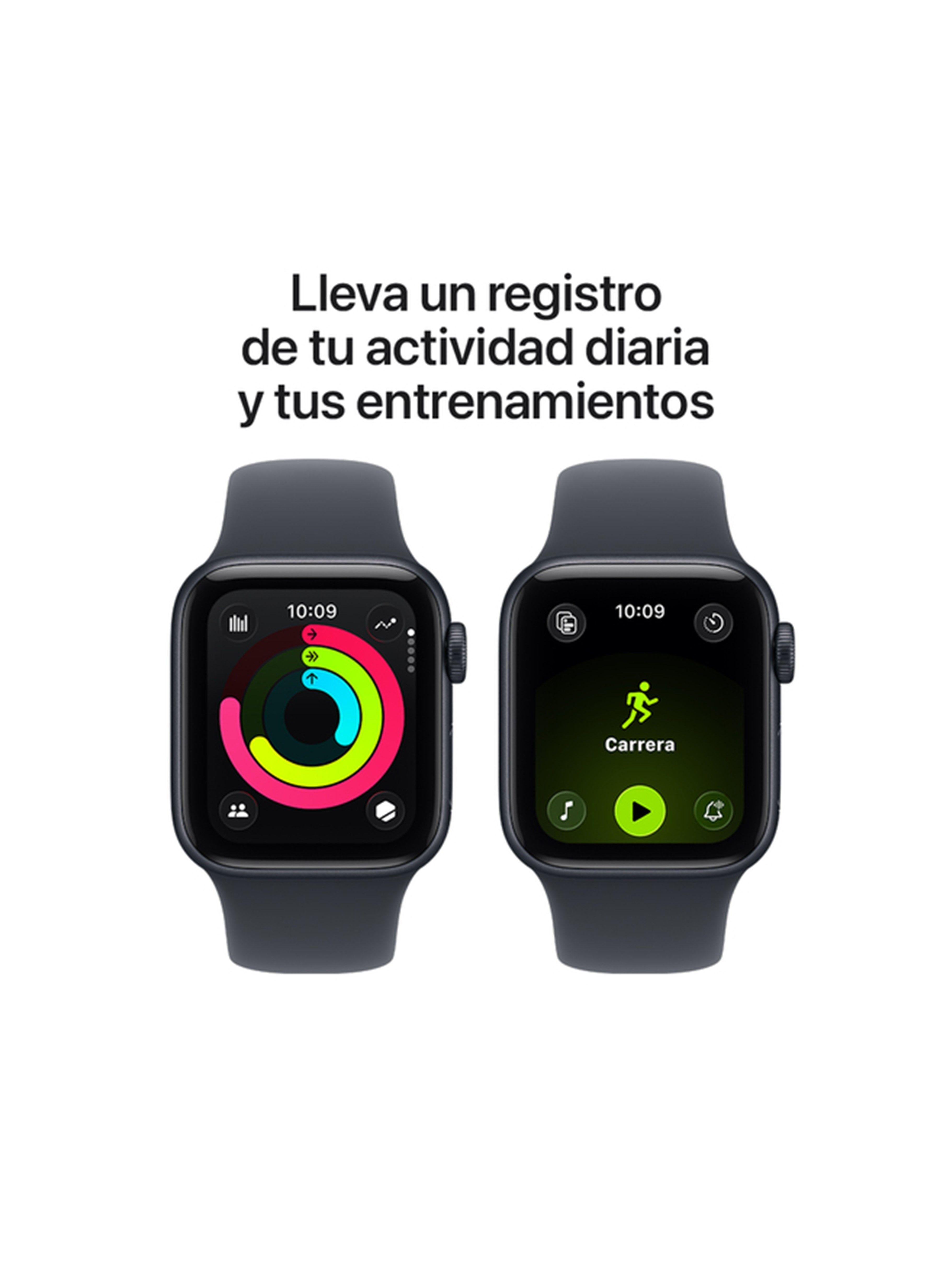 Apple Watch SE 3 40mm Aluminio GPS Sport Band SM Midnight-5