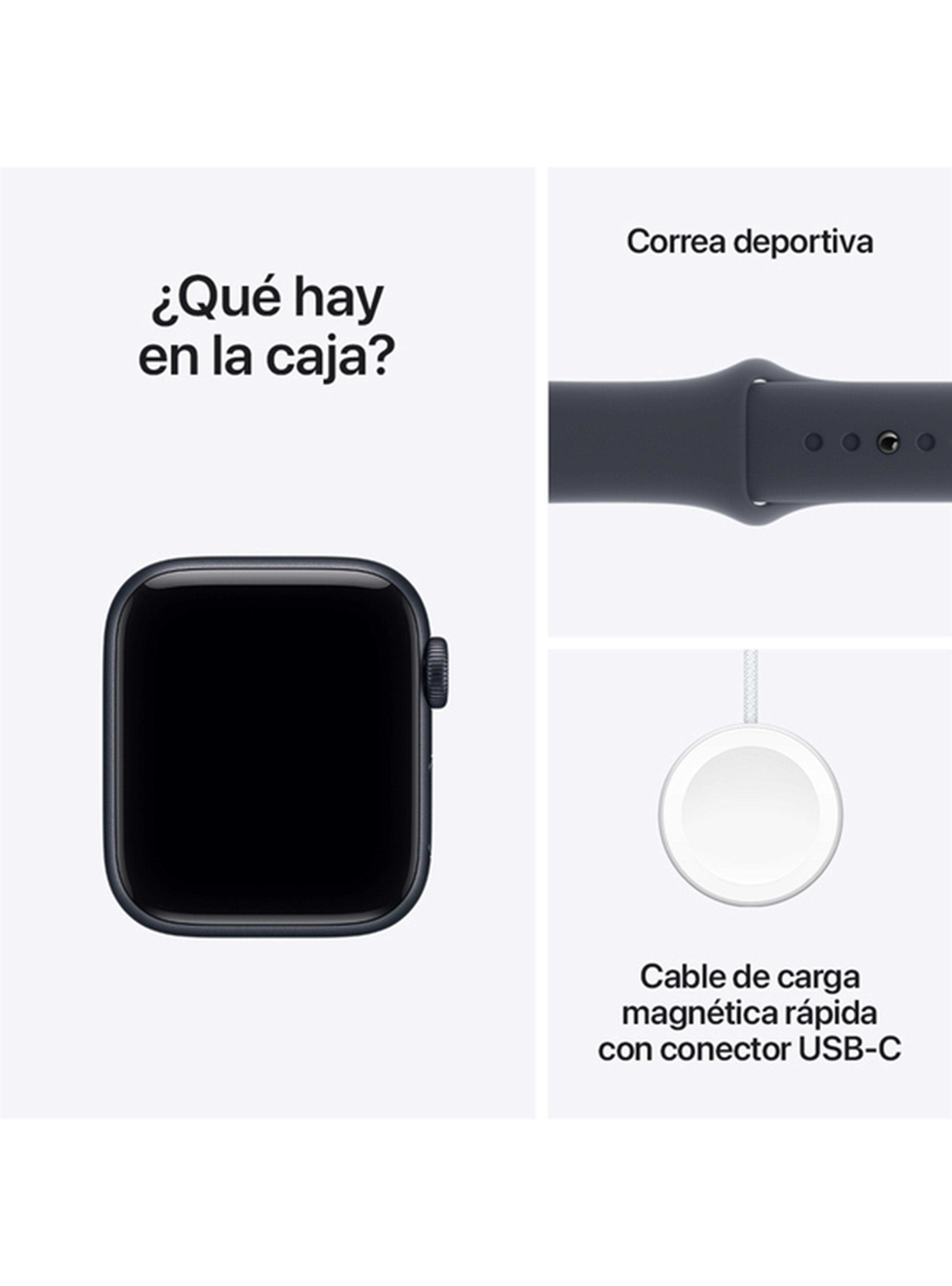 Apple Watch SE 3 40mm Aluminio GPS Sport Band SM Midnight-7