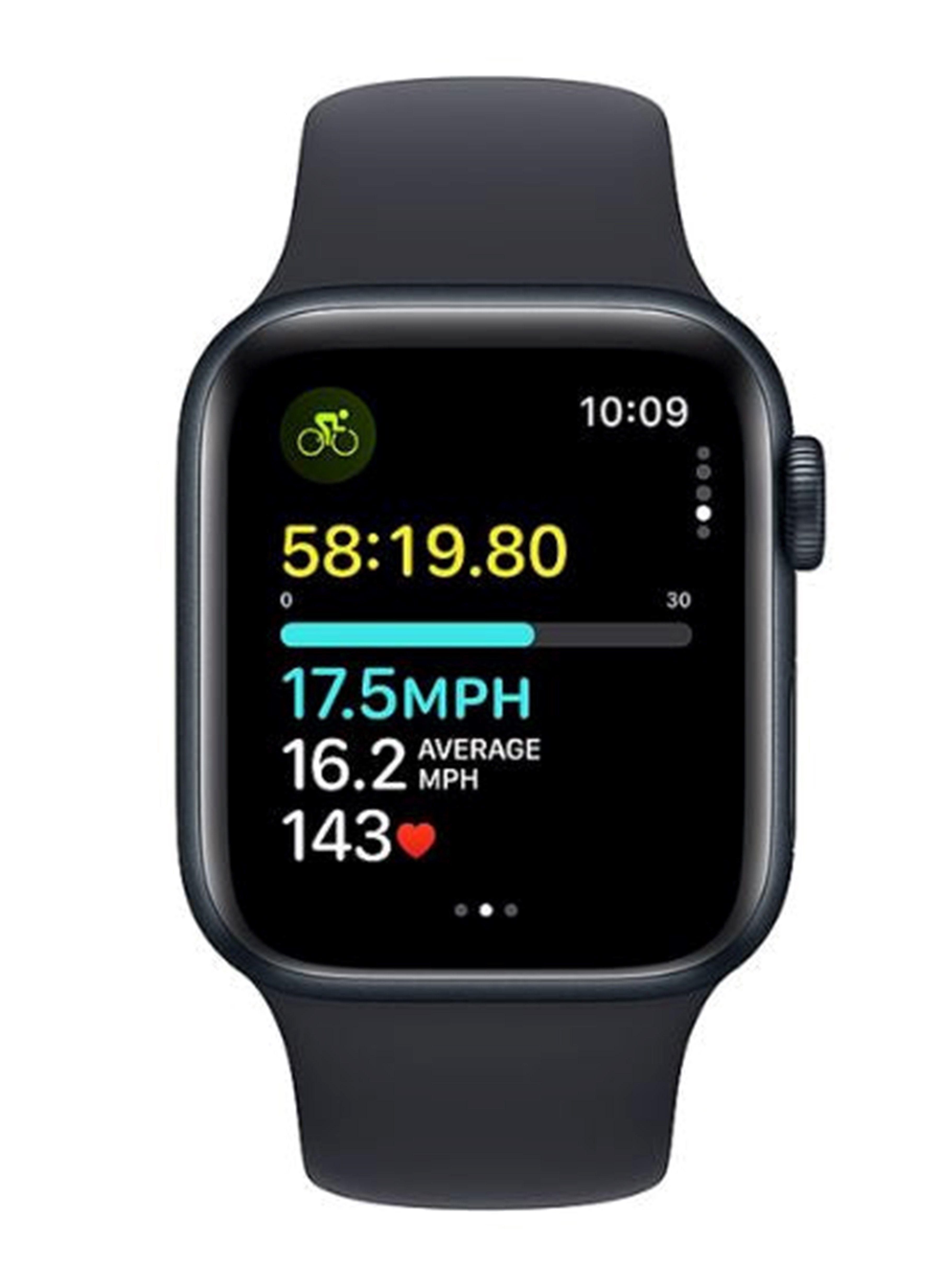 Apple Watch SE 2.ª Gen Caja Aluminio 40mm con correa sport color Midnight - M/L-2