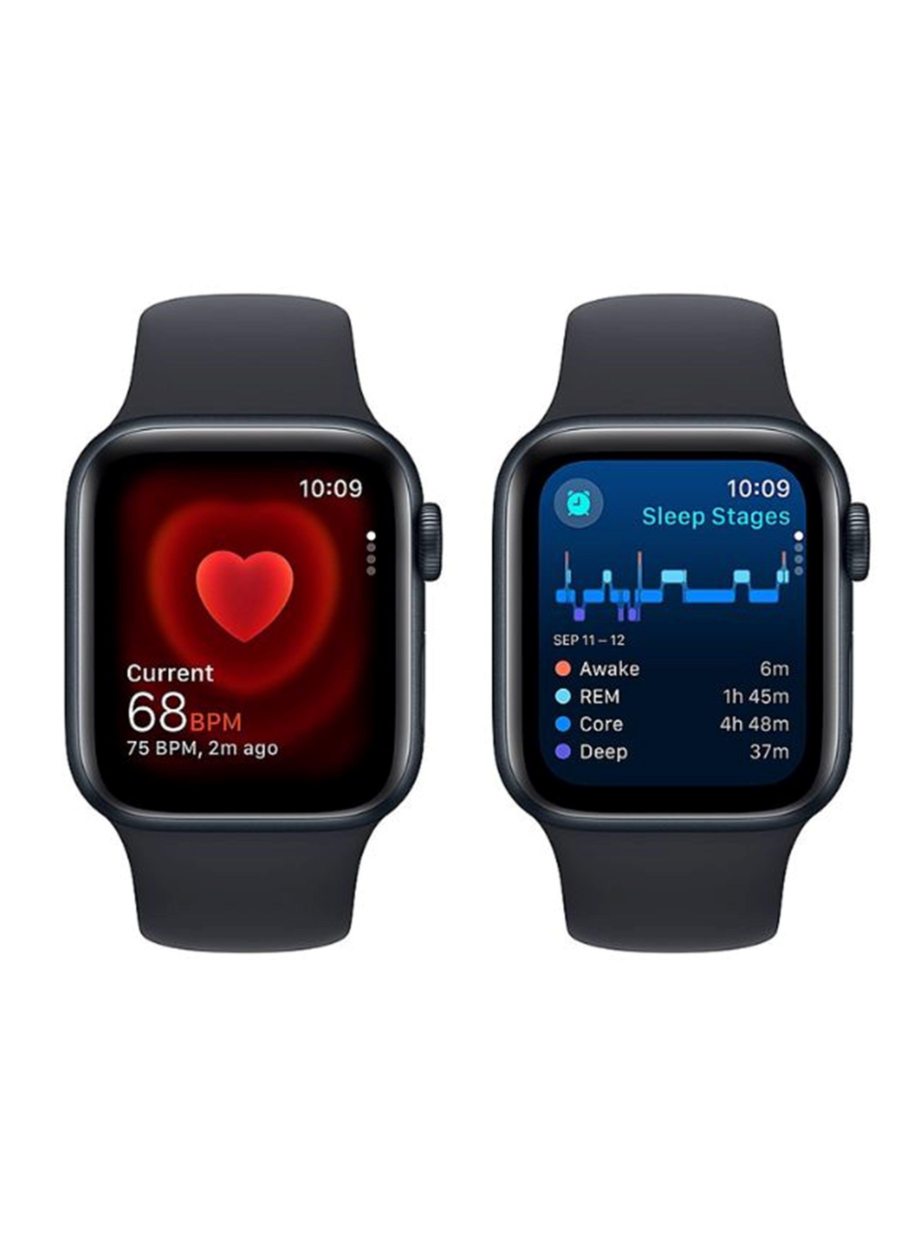 Apple Watch SE 2.ª Gen Caja Aluminio 40mm con correa sport color Midnight - M/L-3