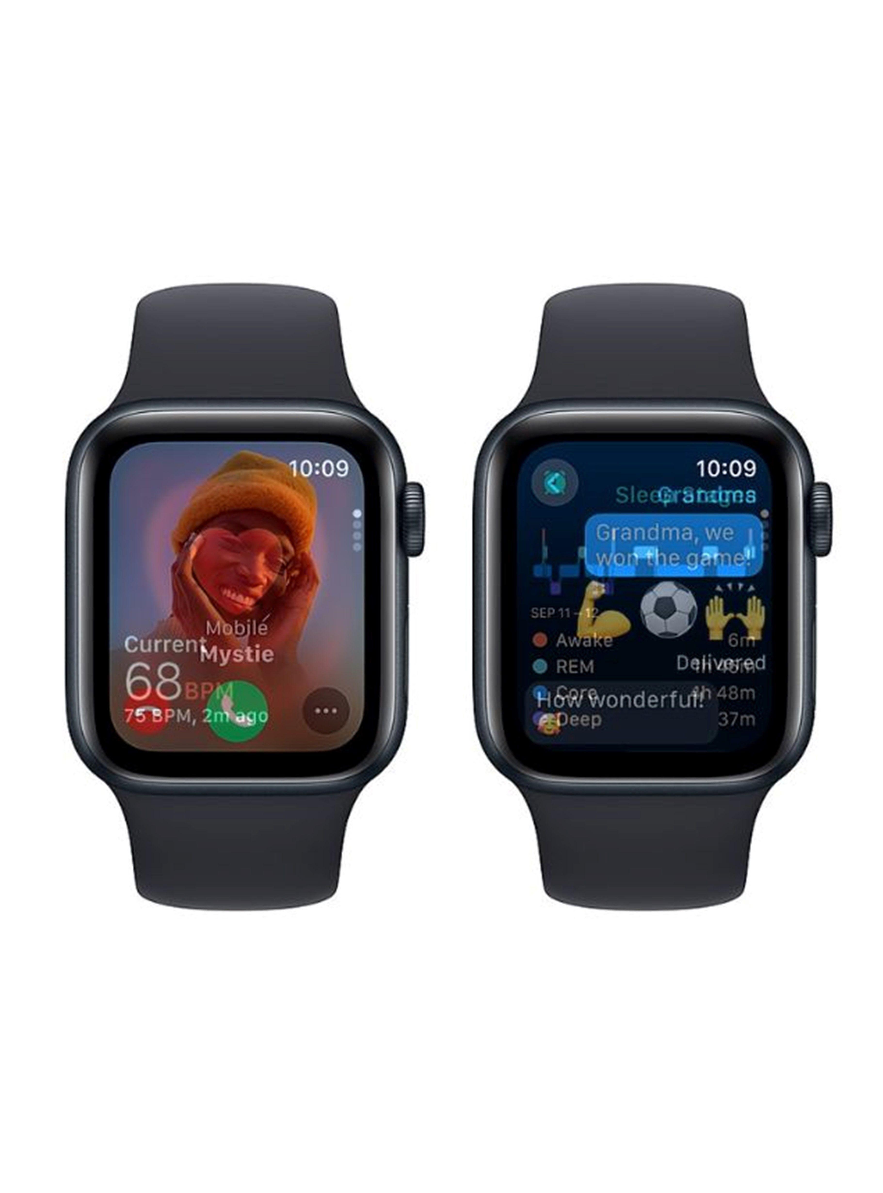 Apple Watch SE 2.ª Gen Caja Aluminio 40mm con correa sport color Midnight - M/L-4