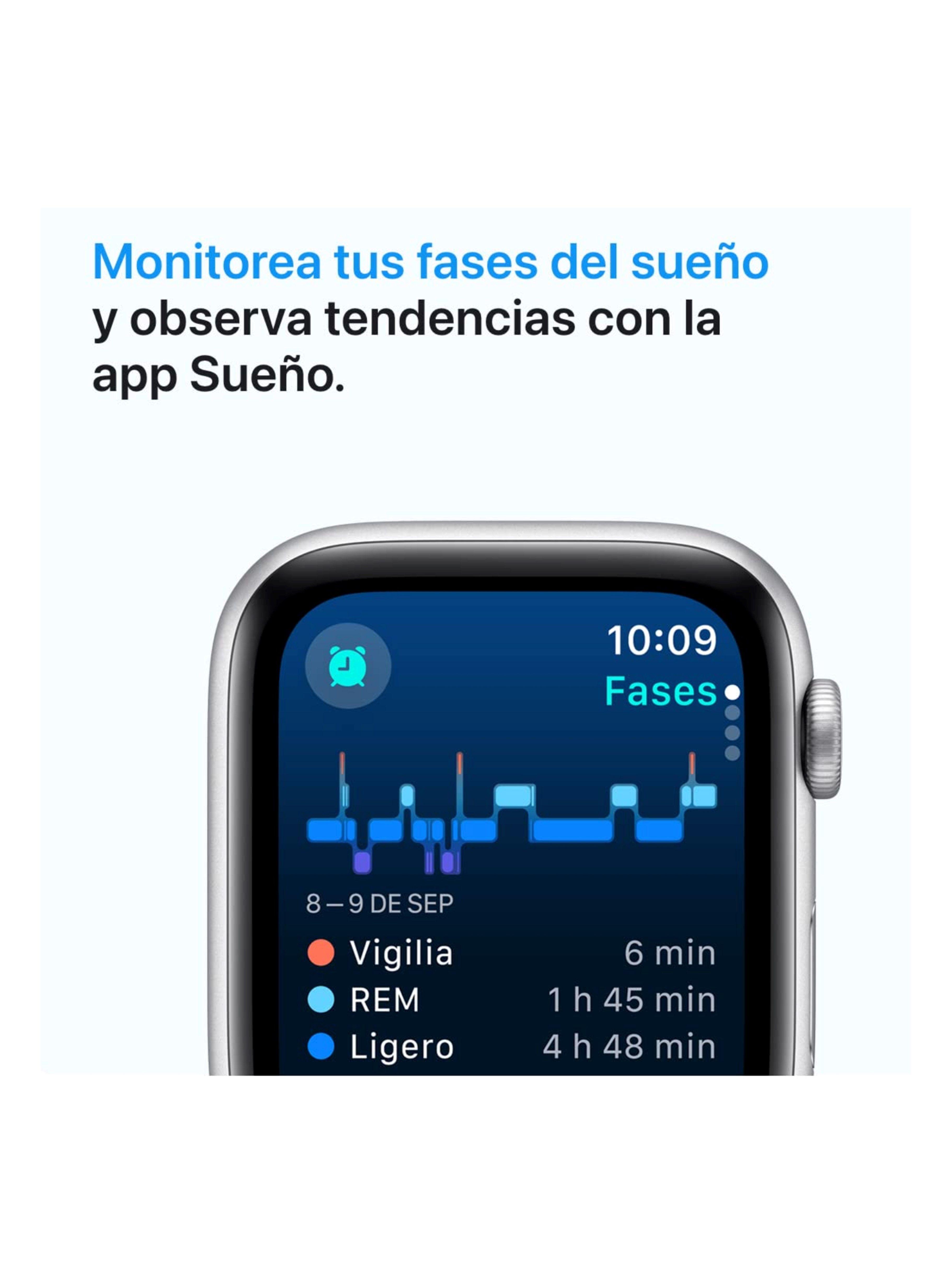 Apple Watch SE 2.ª Gen (GPS) Aluminio 40mm - S/M - Starlight-3
