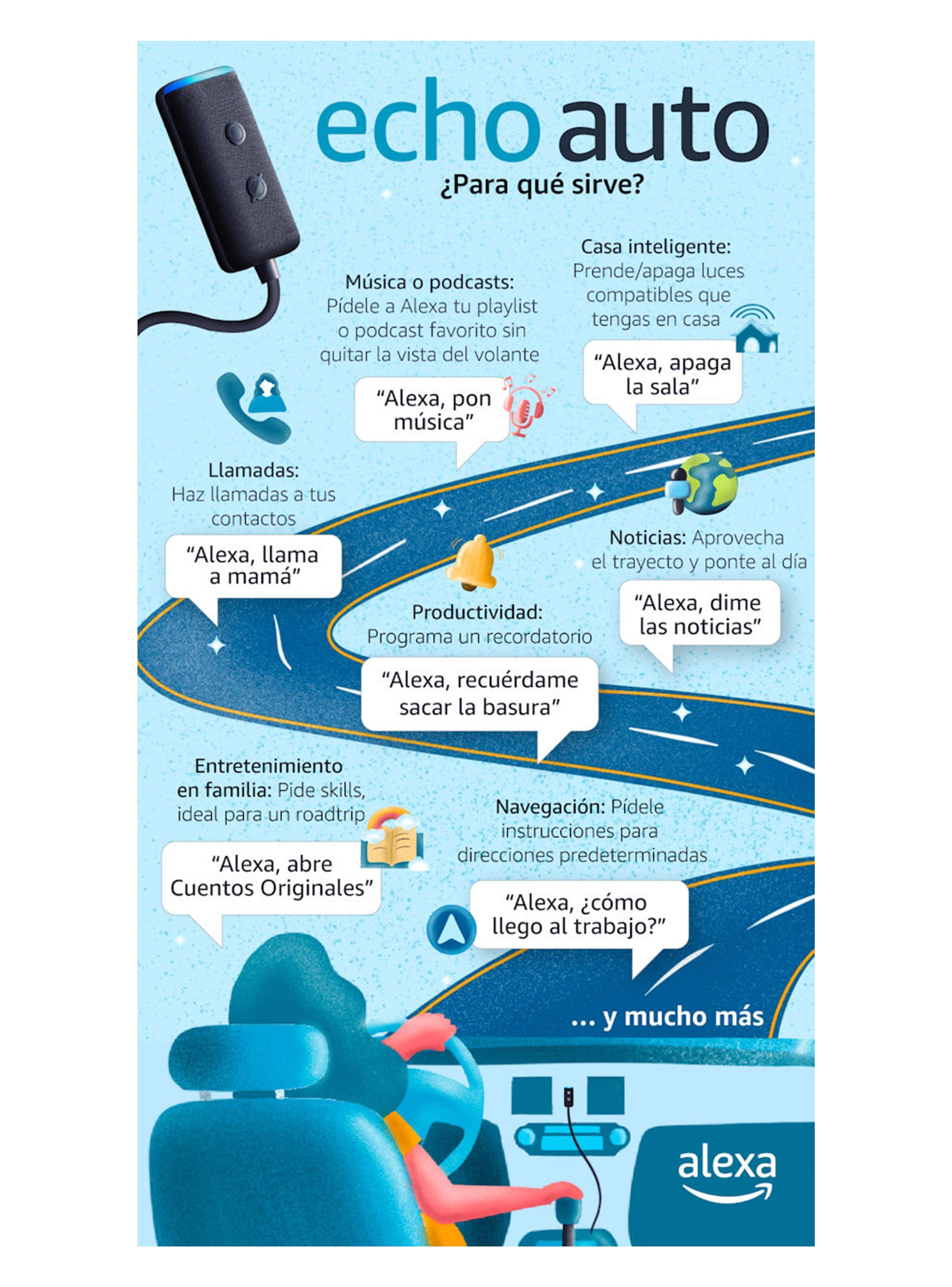 Asistente de Voz Amazon Echo Auto -4