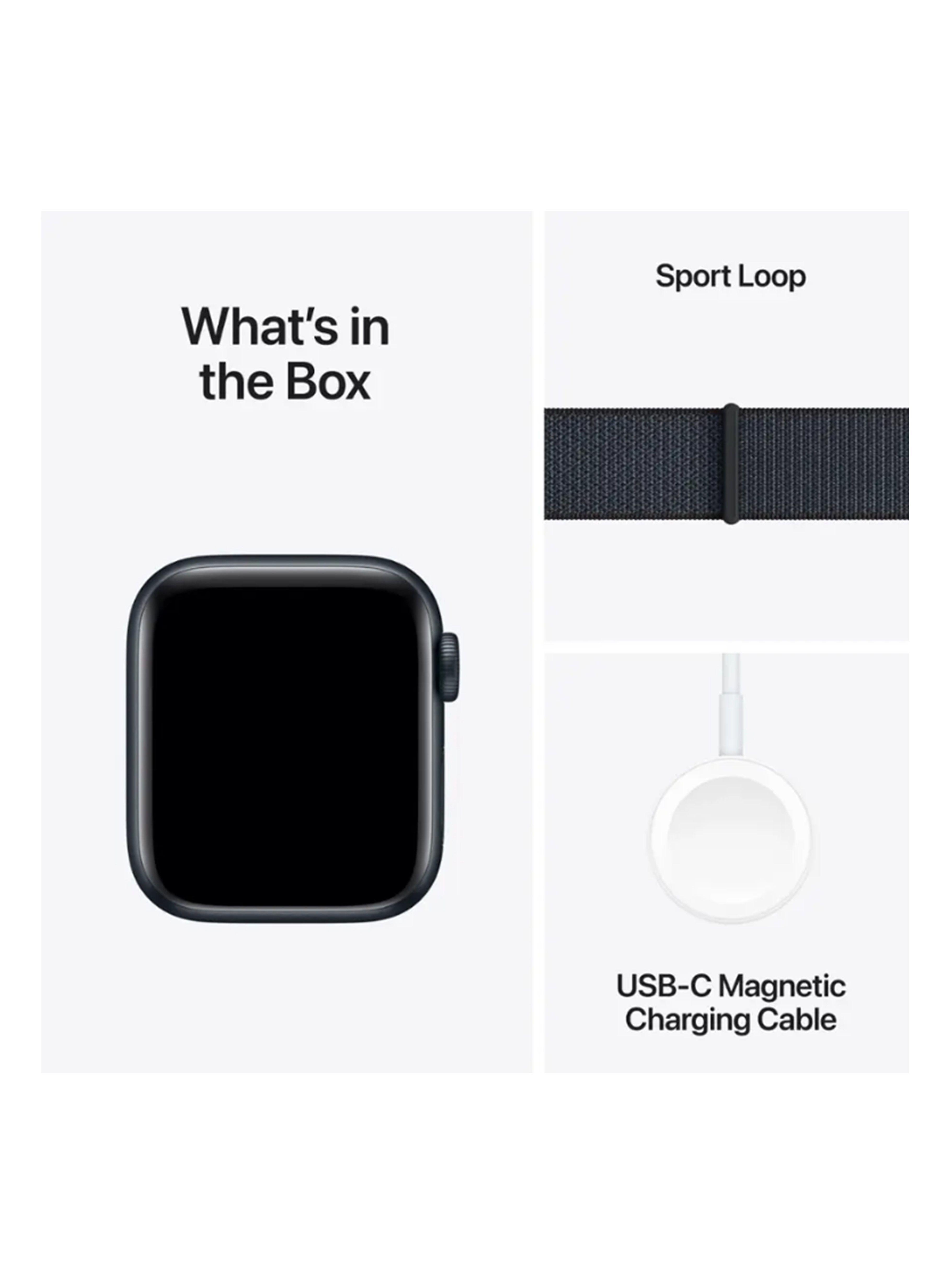 Apple Watch SE 2.ª gen. (GPS) 40mm Caja Aluminio con correa Ink Sport Loop S/M - Color Midnight -6