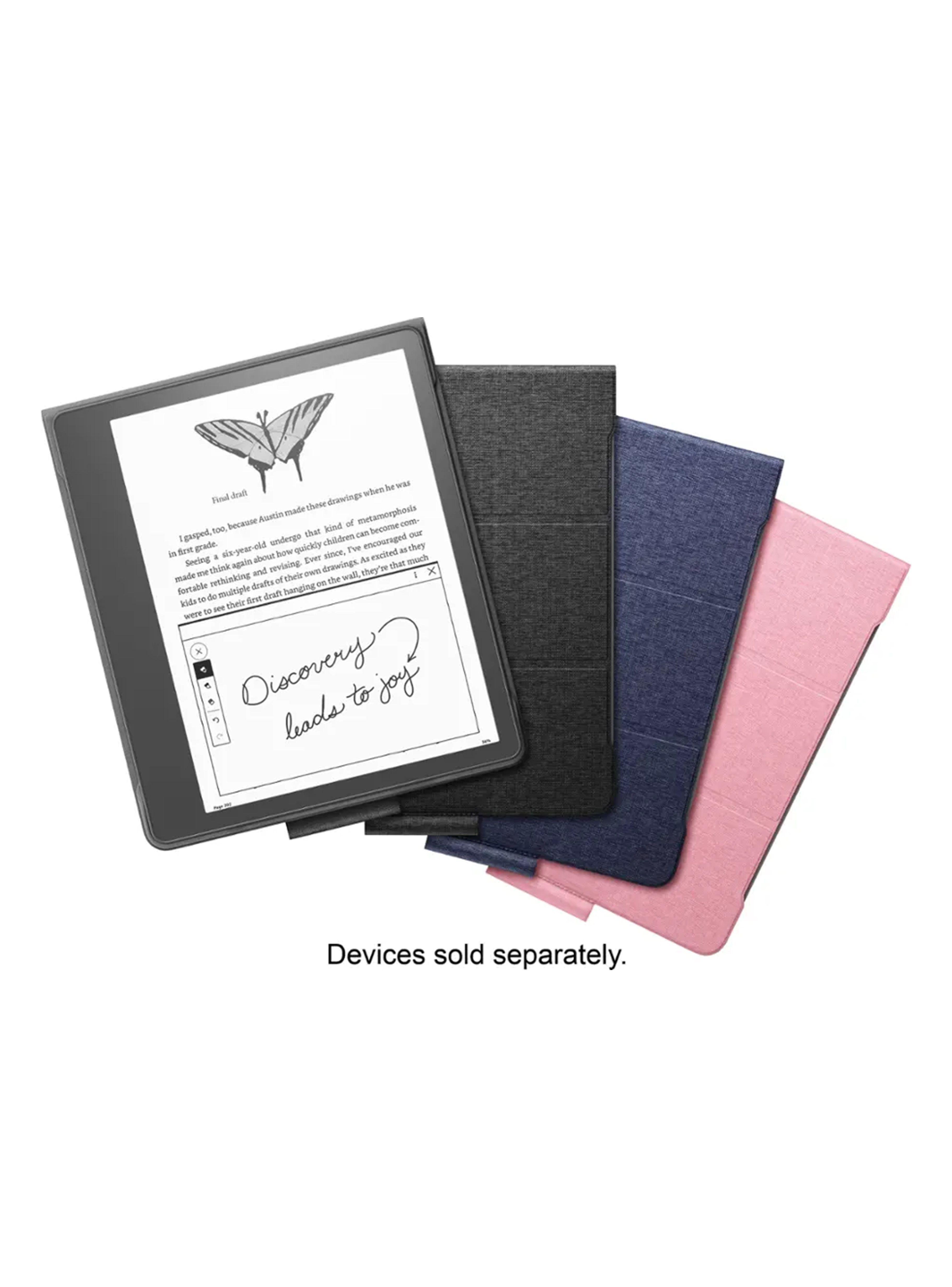 Funda de Tela Amazon Kindle Scribe con cierre magnético - Negro-3