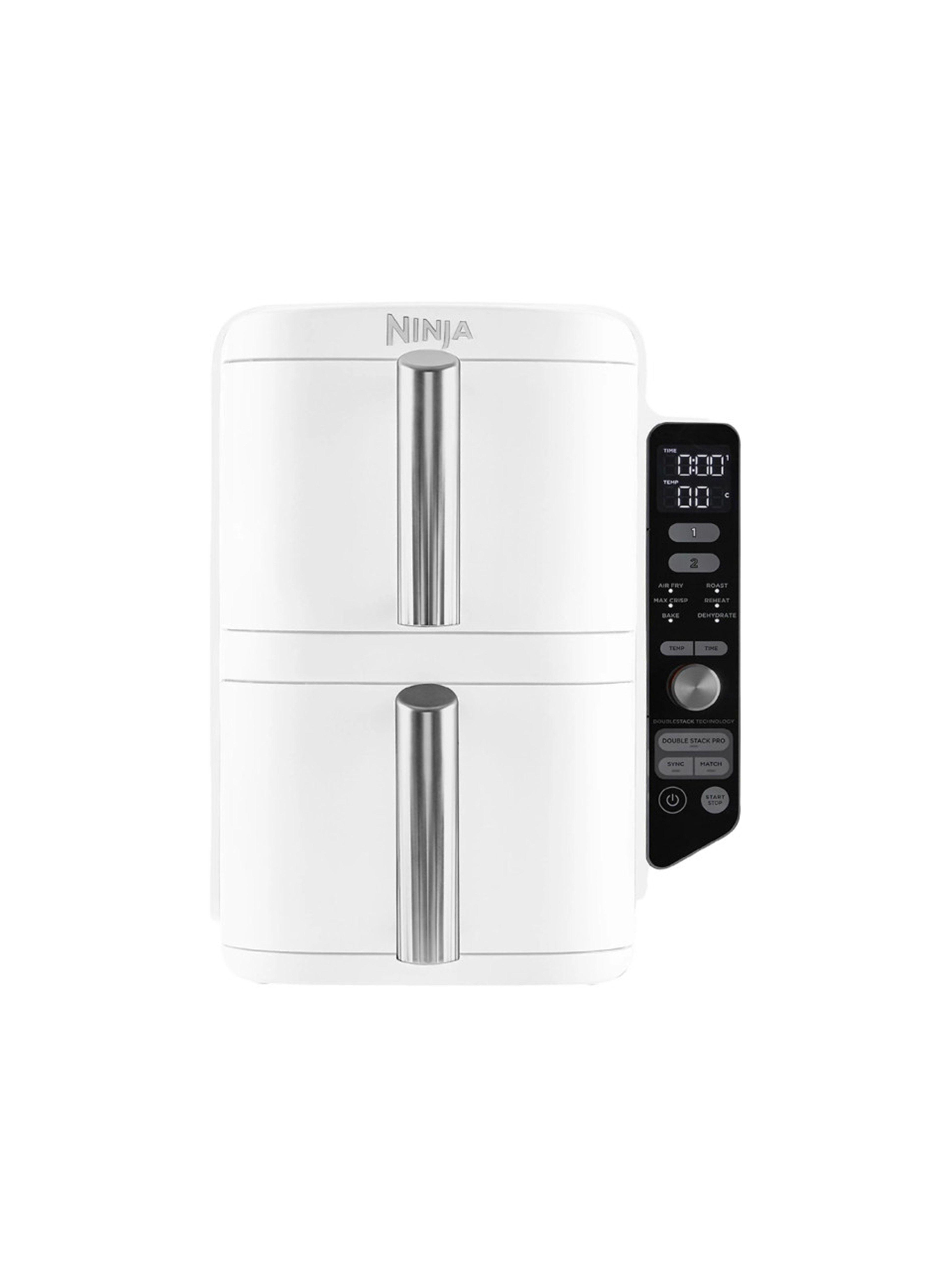 Freidora de Aire Vertical Ninja Double Stack XL 9 5 Litros Blanco-0