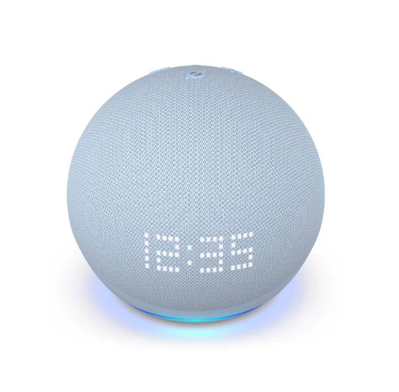 Amazon Alexa Echo Dot 5 con Reloj - Azul-1