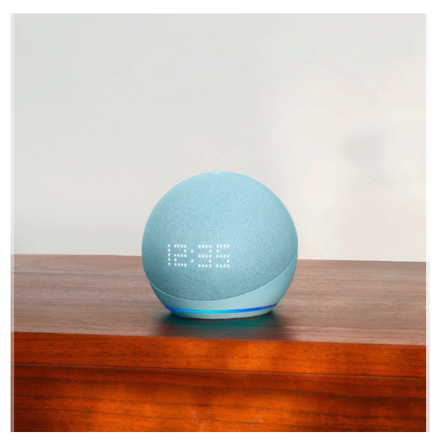 Amazon Alexa Echo Dot 5 con Reloj - Azul-3