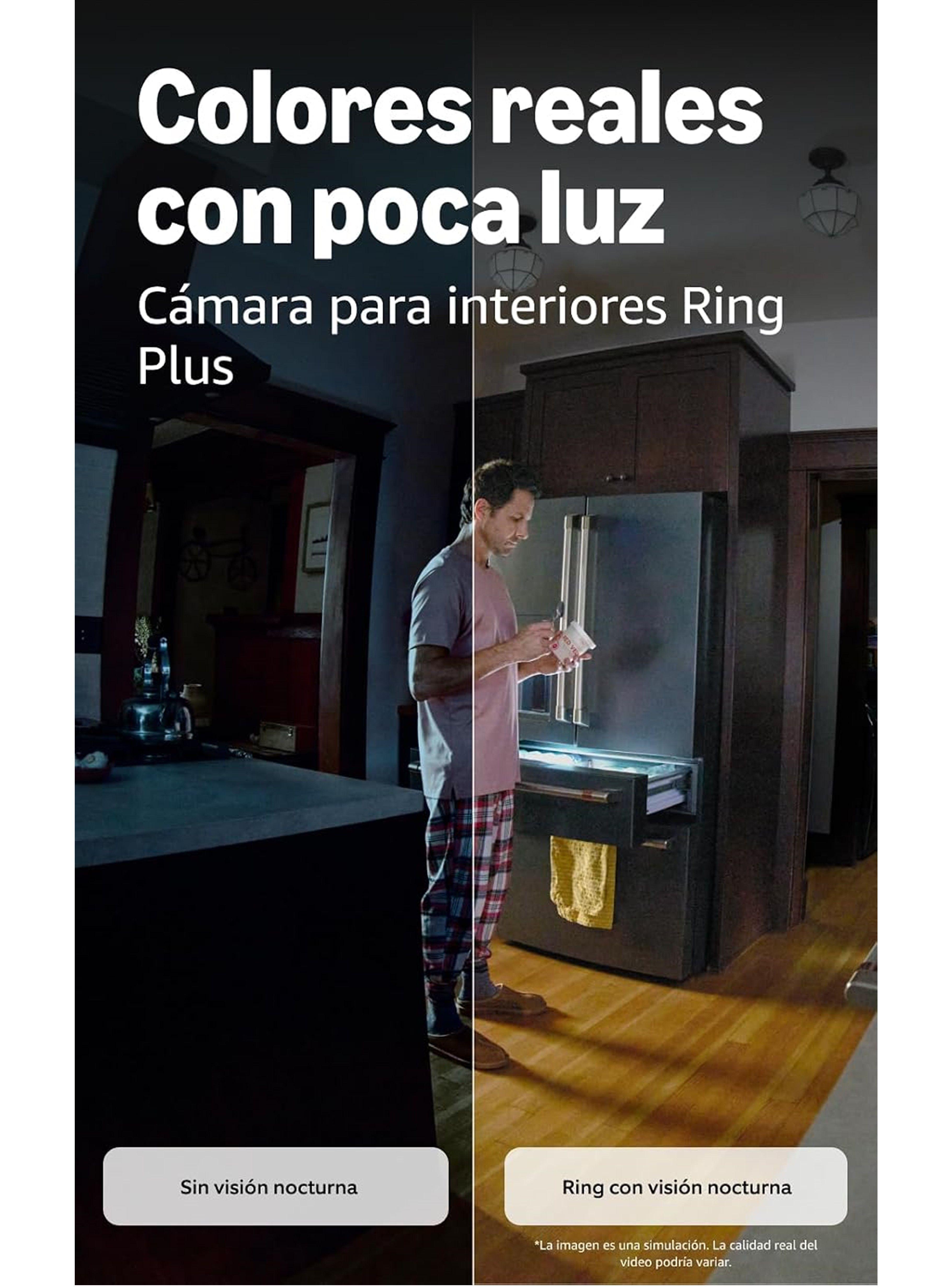 Camara de Seguridad Ring Battery Doorbell con Indoor Cam Plus Blanco-5