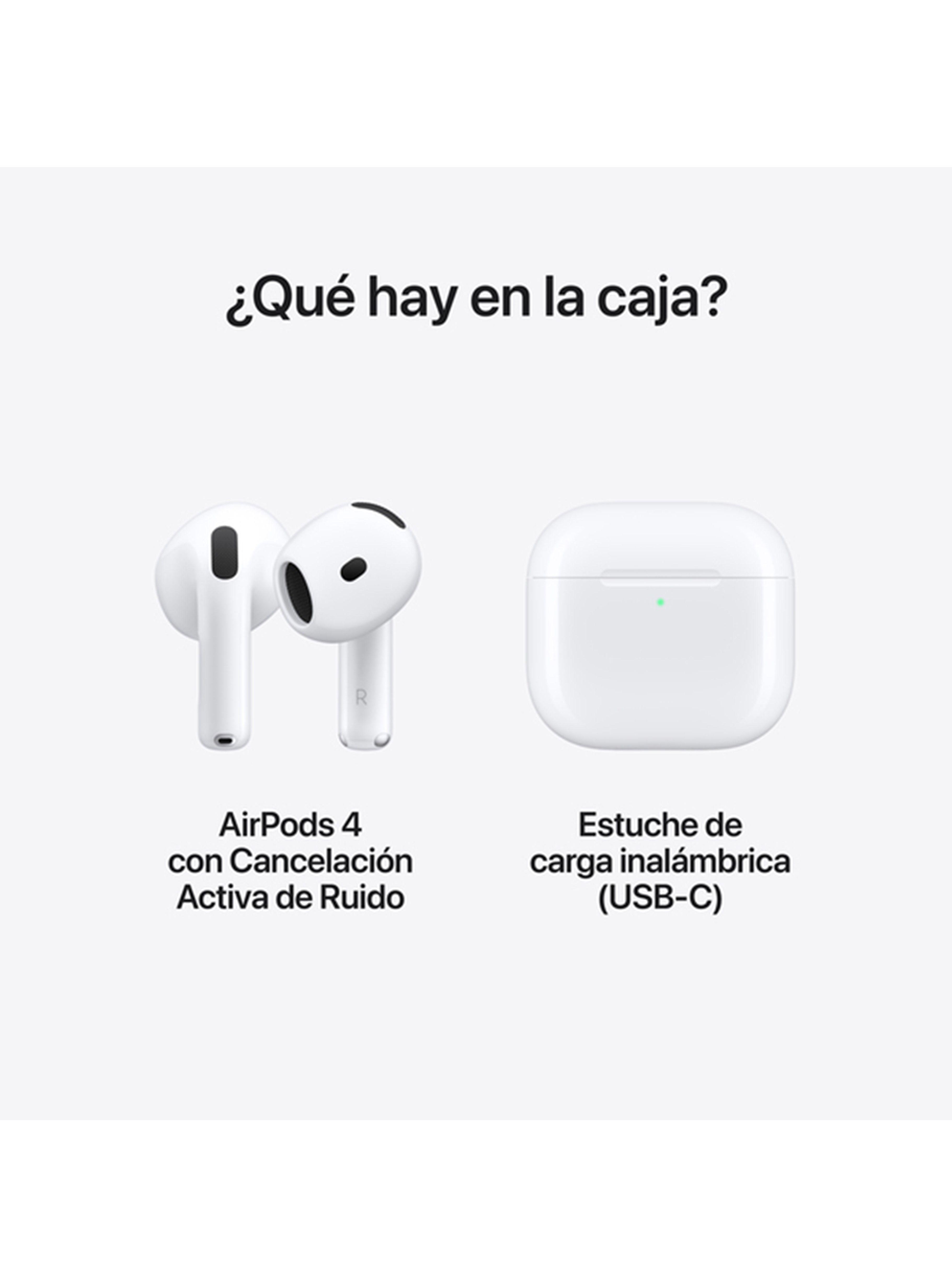 Apple Airpods 4 con Cancelacion Activa de Ruido-8