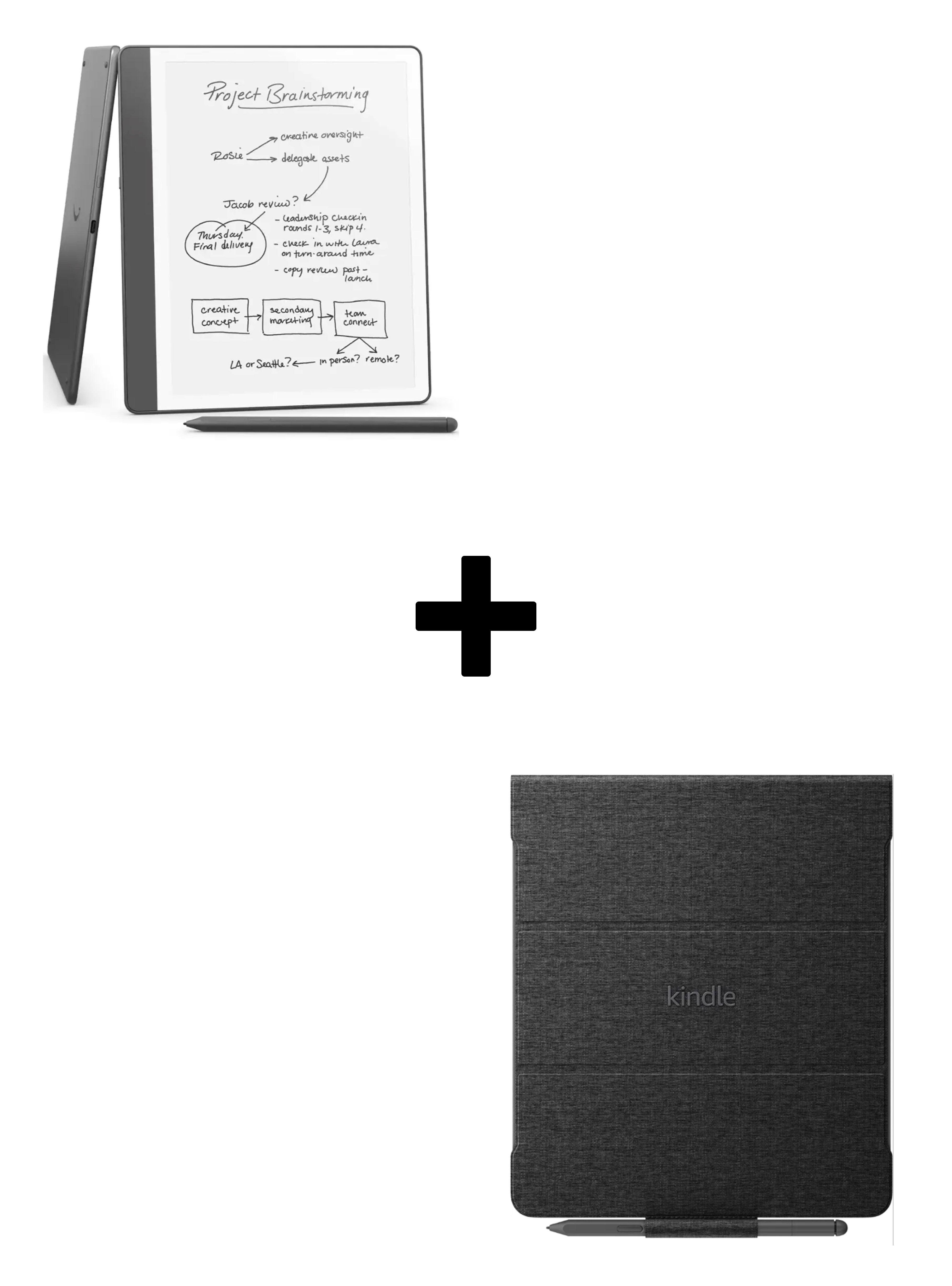 Amazon Kindle Scribe (16GB) - 2024 - Tungsten + Funda para Kindle Scribe-0