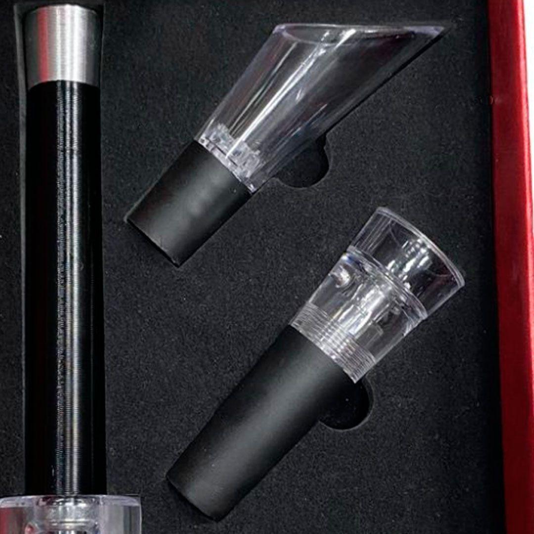 Kit de accesorios para vino 4 piezas-2