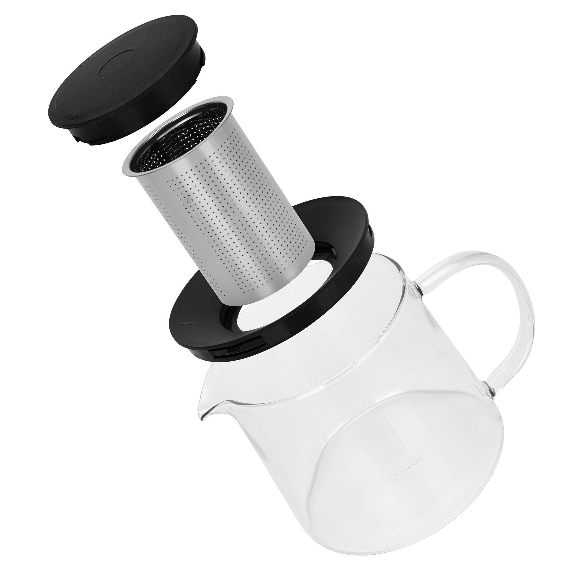 Tetera De Vidrio Con Infusor Central 1500 Ml Fissman-5