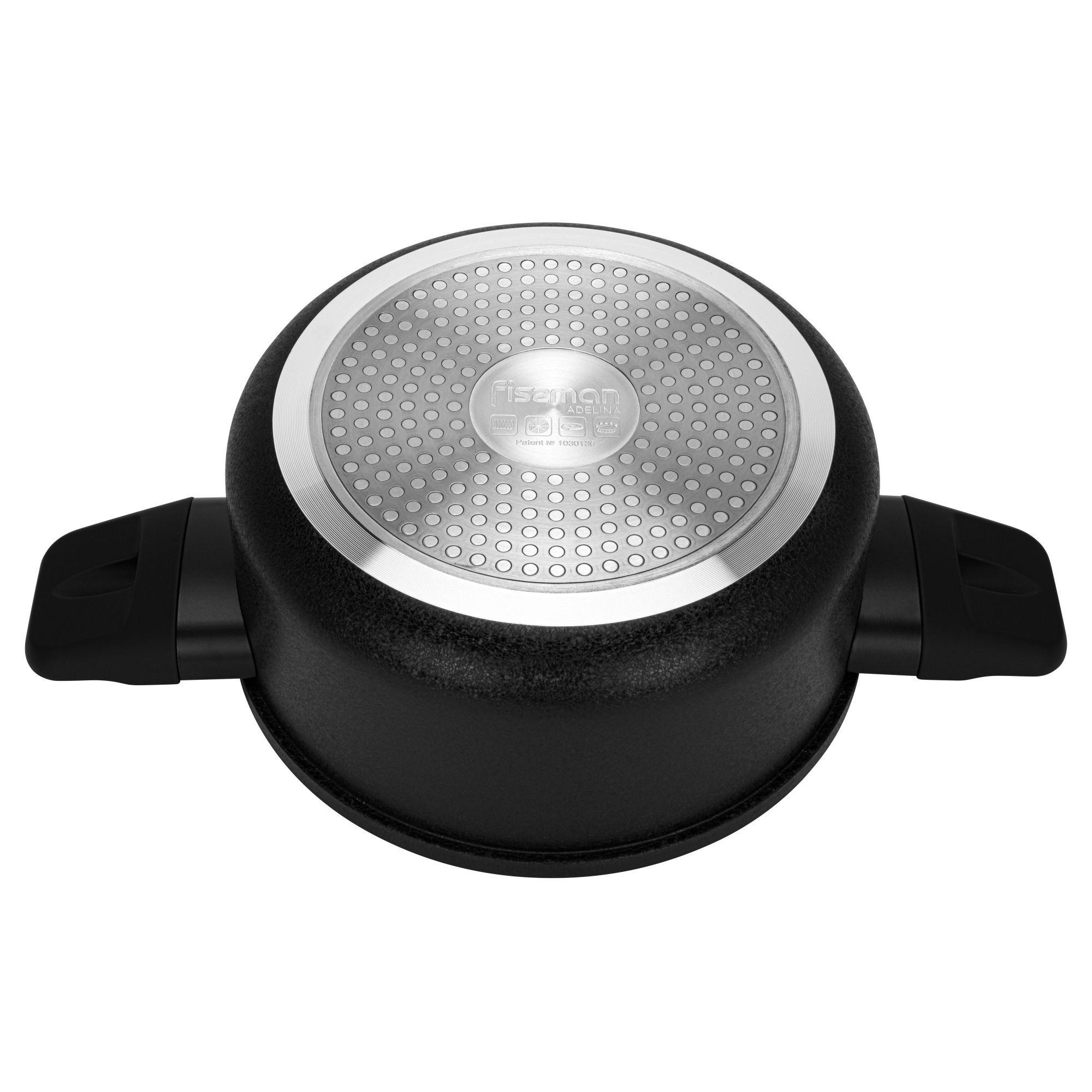 Olla Adelina Con Tapa De Cristal Capacidad 3 Litros Fissman -4